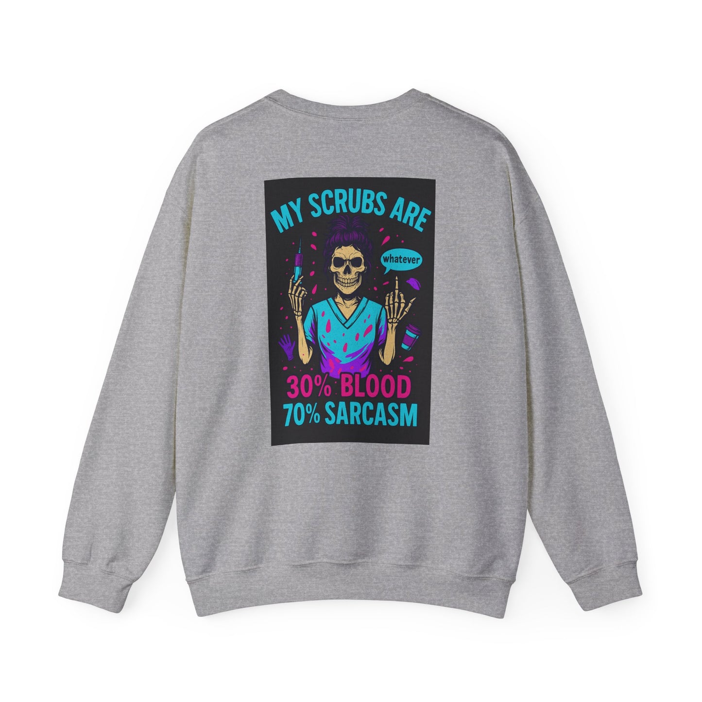 Sarcastic Medical Sweatshirt, Funny Crewneck for Nurses, Unisex Gift for Healthcare Workers, Halloween Apparel, Medical Humor Clothing