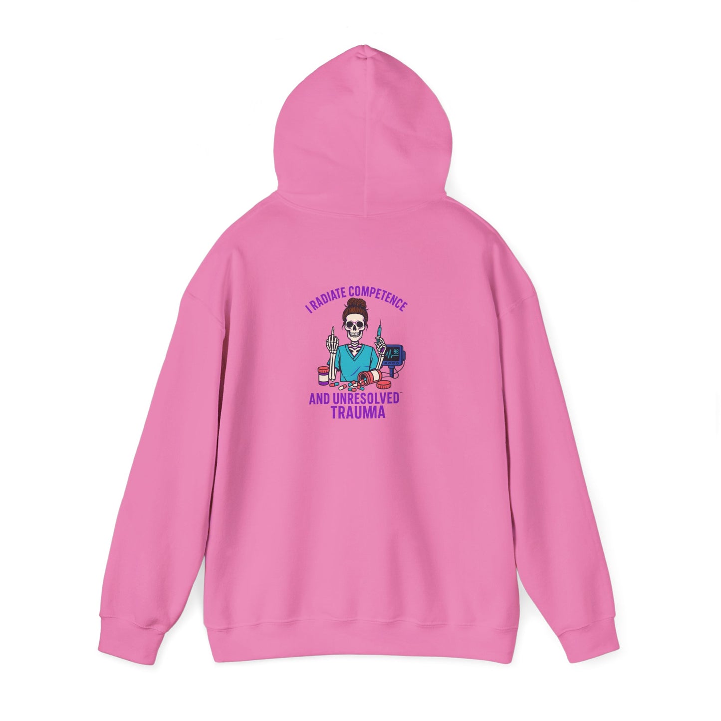Unisex Heavy Blend Hooded Sweatshirt - Embrace Humor with 'Favorite Things and Unresolved Trauma', Cozy Casual for Everyday Wear, [...]