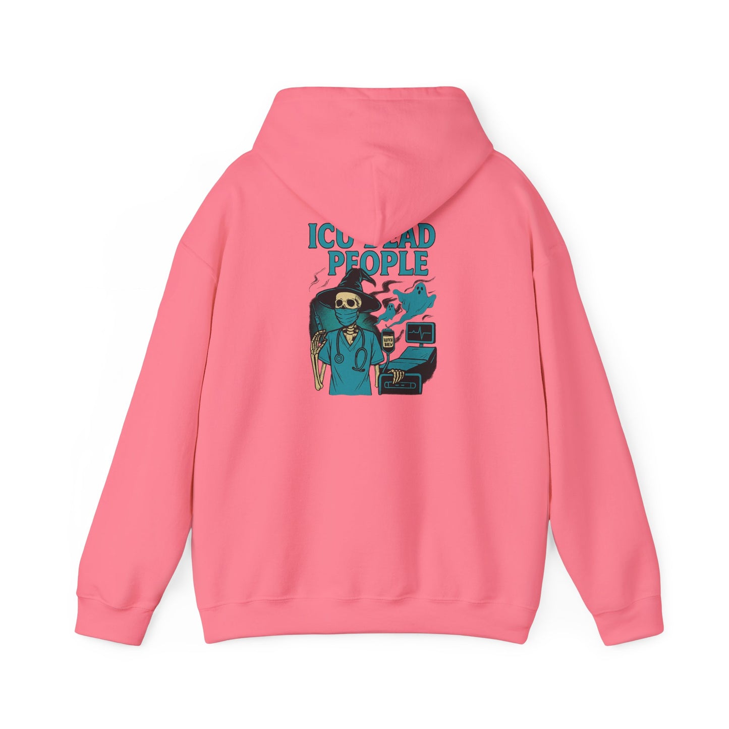 Funny ICU Dead People Hoodie, Healthcare Humor Sweatshirt, Gifts for Medical Workers, Nurse Appreciation, Casual Wear