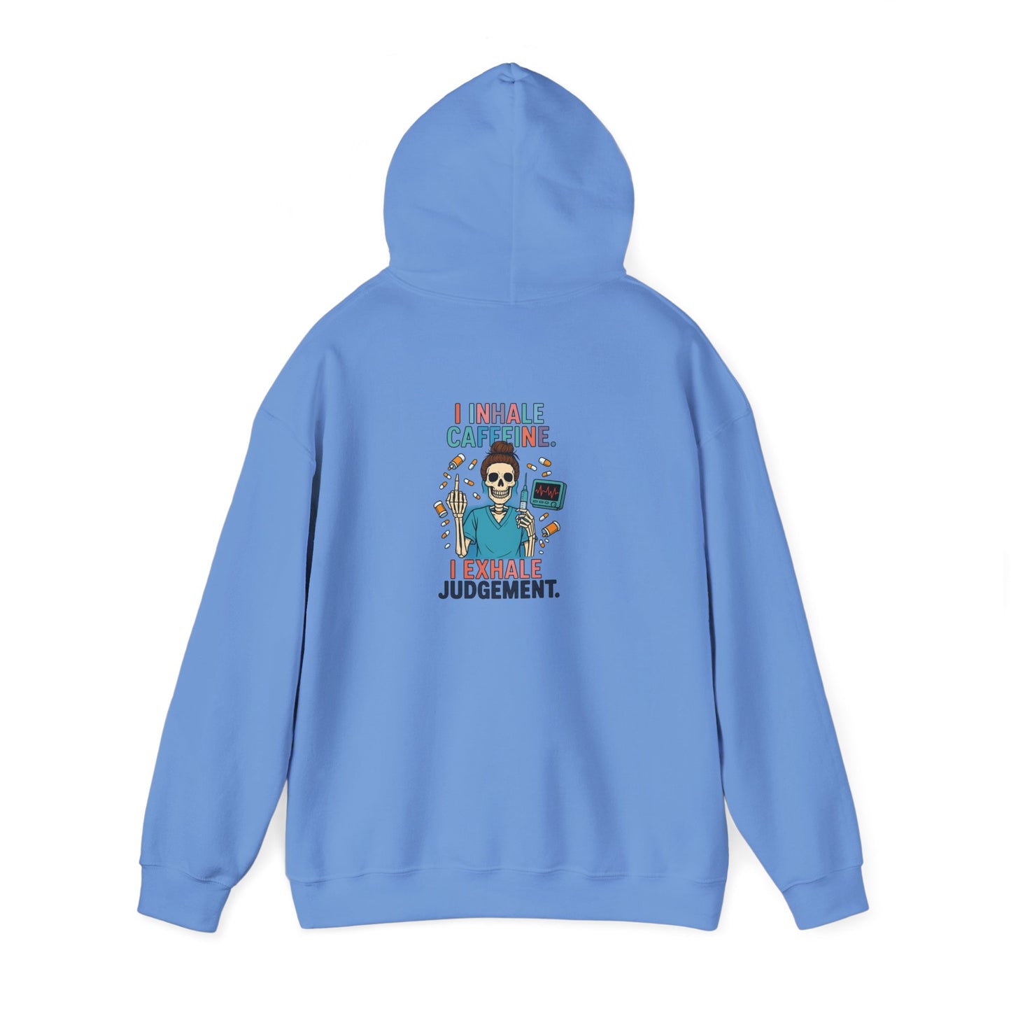 Caffeine Judgment Sweatshirt, Funny Coffee Lover Hoodie, Unisex Hoodie Gift, Halloween Sweatshirt, Cozy Casual Wear