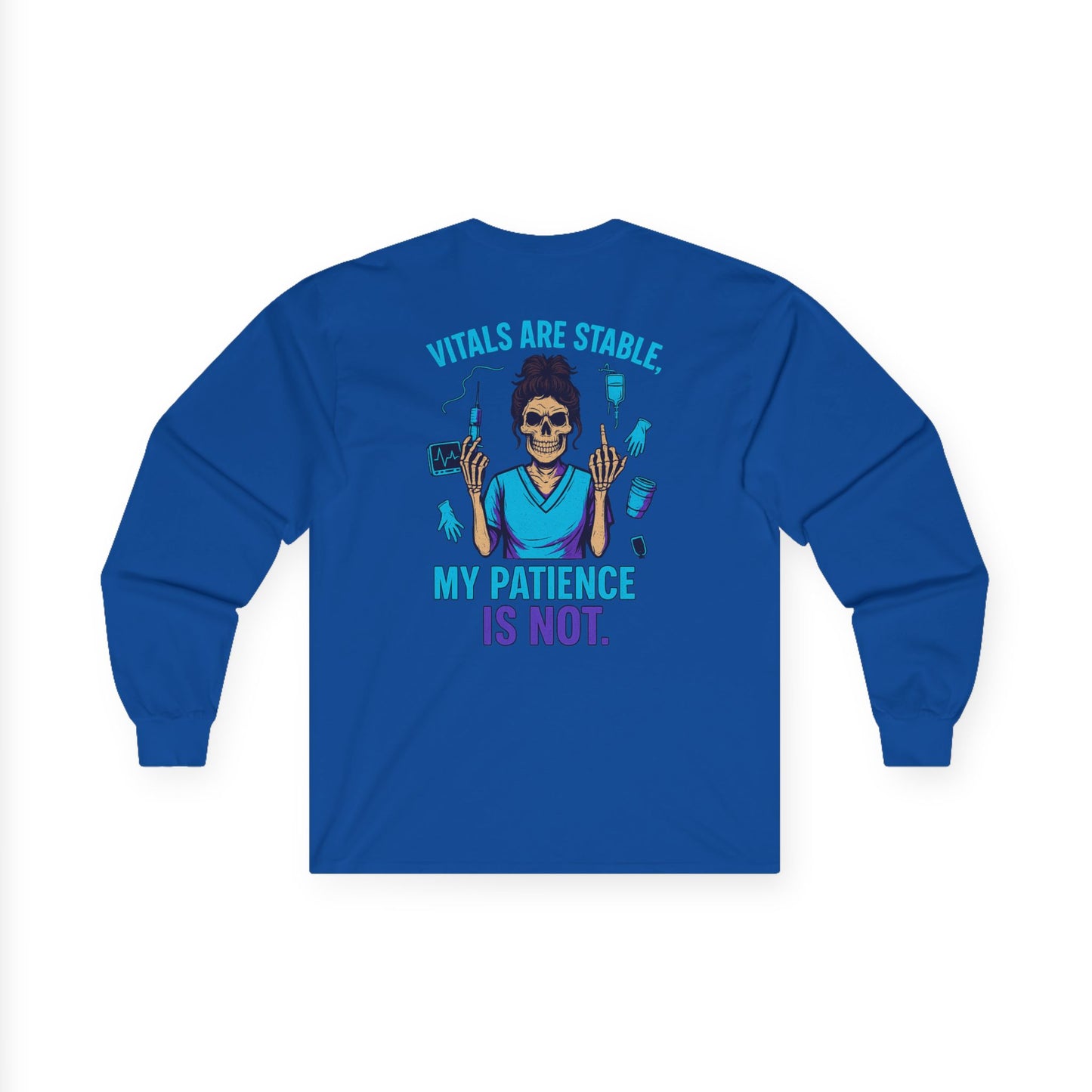Vibrant Patient Humor Tee – Perfect for Healthcare Workers, Nurses, Medical Students, Gift for Health Enthusiasts, Fun Medical Apparel