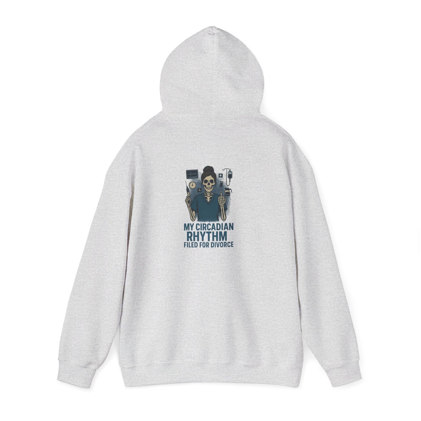 “My Circadian Rhythm Filed for Divorce” – Funny Night Shift Hoodie
