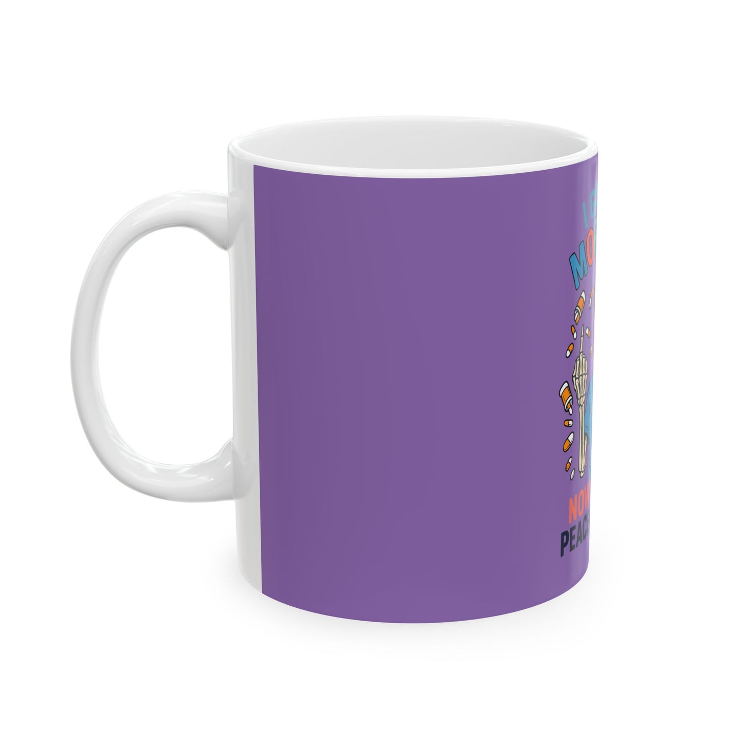 Funny Skeleton Nurse Ceramic Mug - "I Gave You Morphine, Now Give Me Peace and Quiet" - Perfect for Medical Staff, Gifts, Coffee [...]