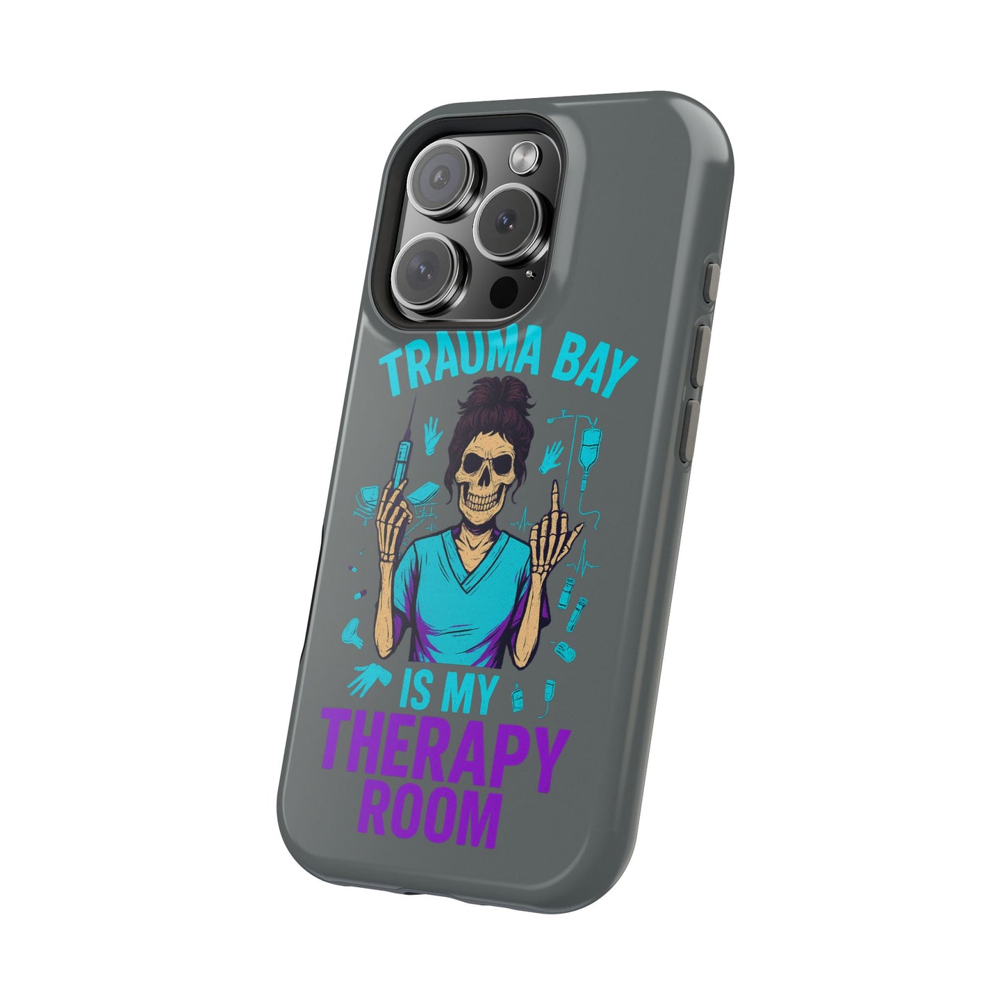 Magnetic Phone Case: Trauma Bay Is My Therapy Room - Perfect for Medical Professionals, Gifts for Nurses[...]