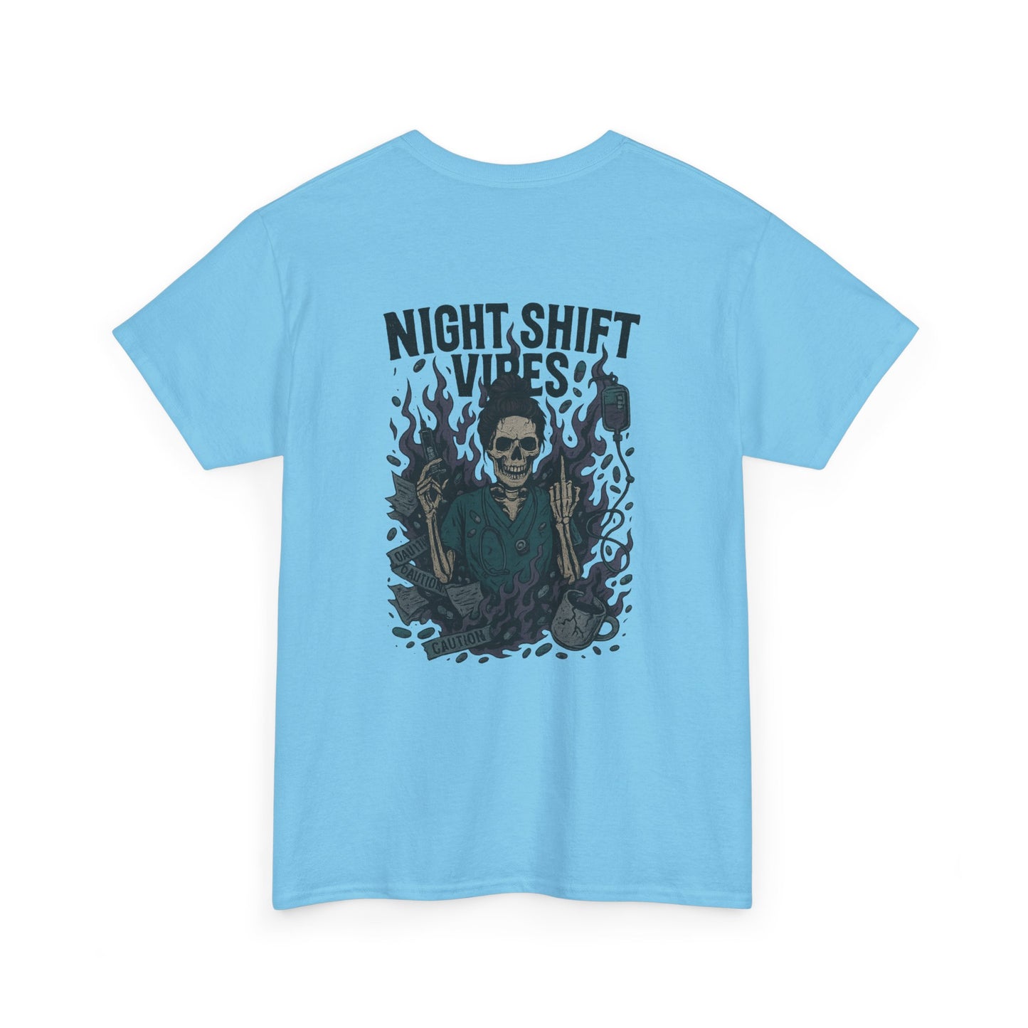 “Night Shift Vibes” – Funny Nurse T-Shirt