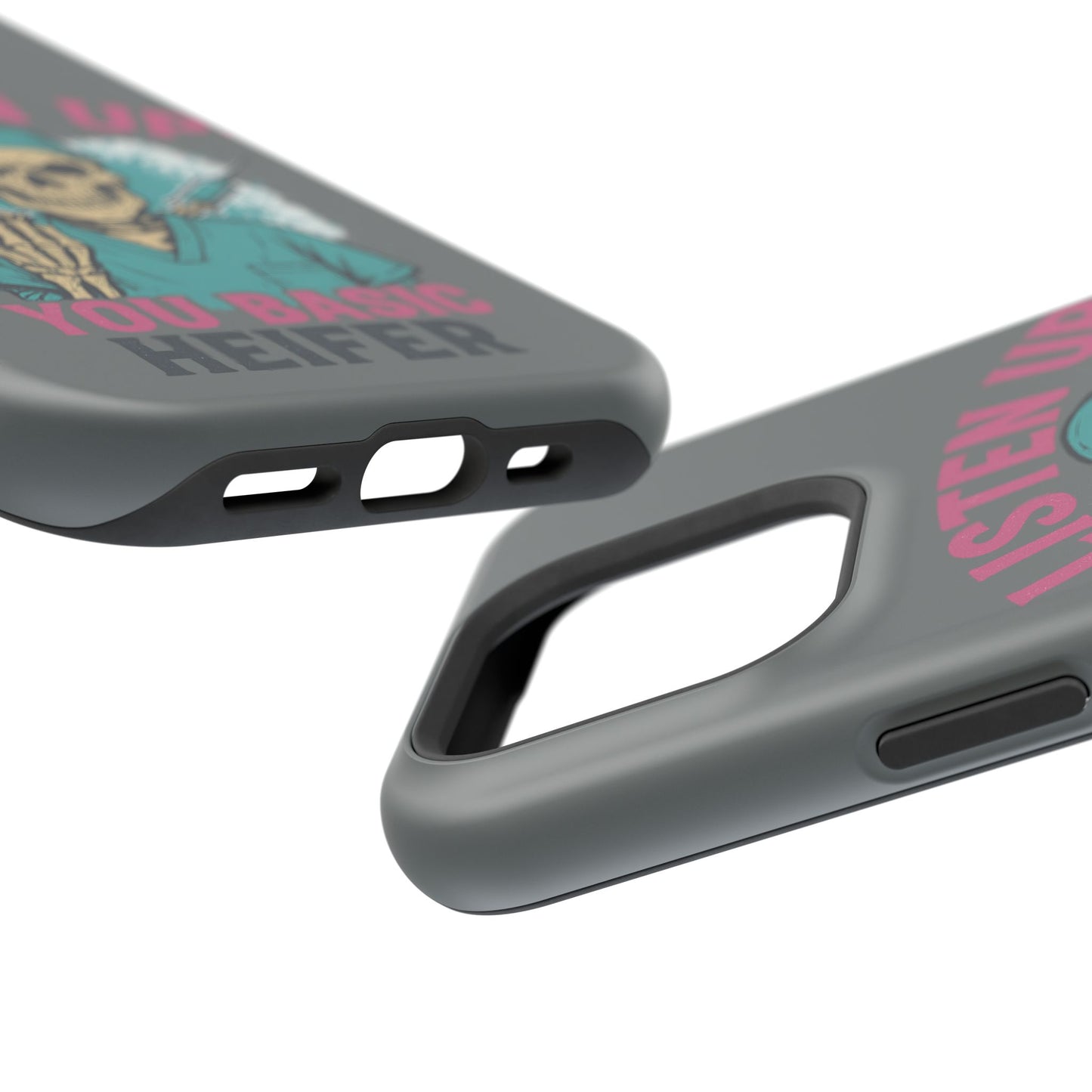 Edgy Nurse Phone Case, Gift for Healthcare Workers, Skull Design Case, Halloween Accessories, Trendy Tough Cases