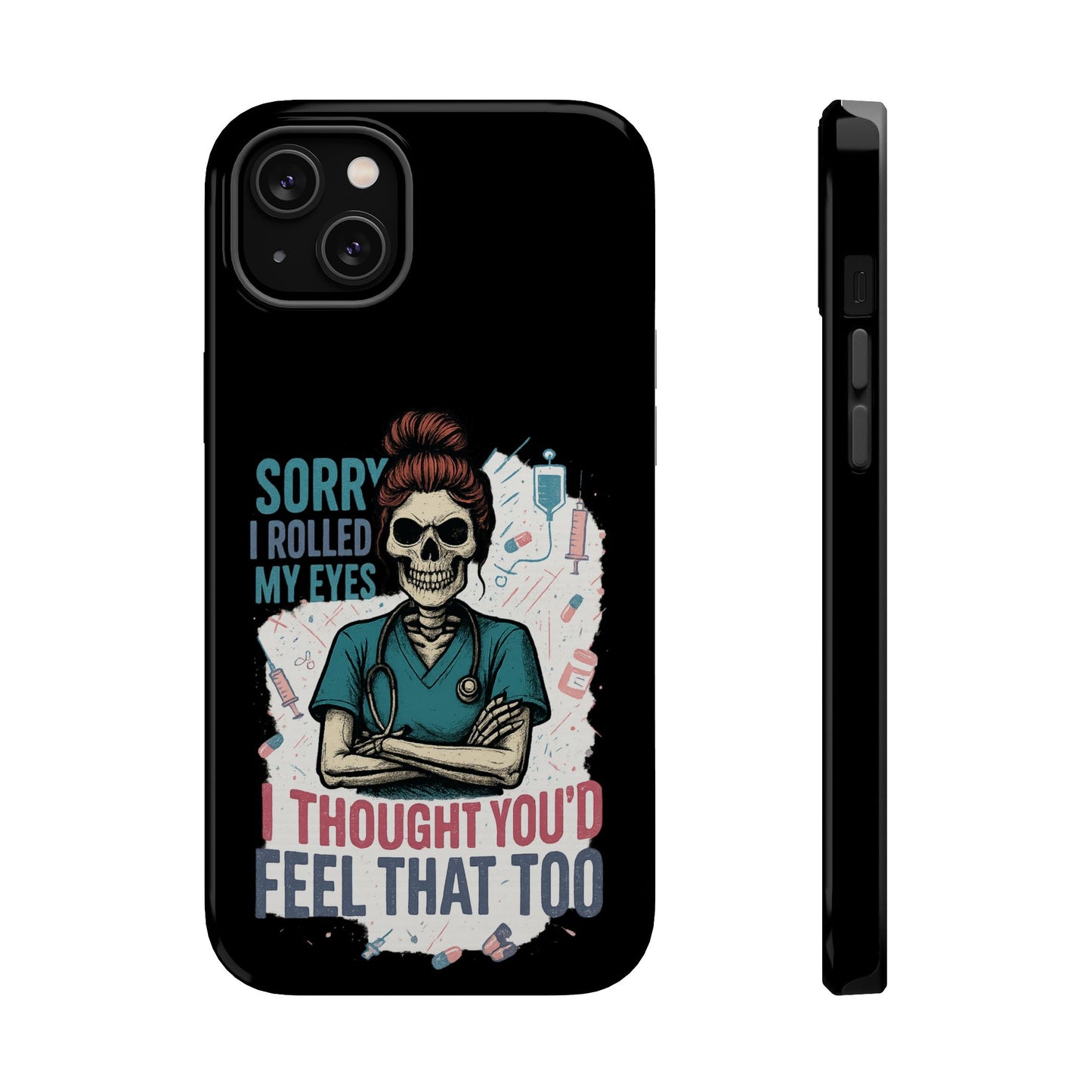 Funny Nurse Phone Case - Magnetic Tough Cases for Healthcare Workers, Gift for Nurses, Medical Humor, Halloween Accessory, Nurse [...]