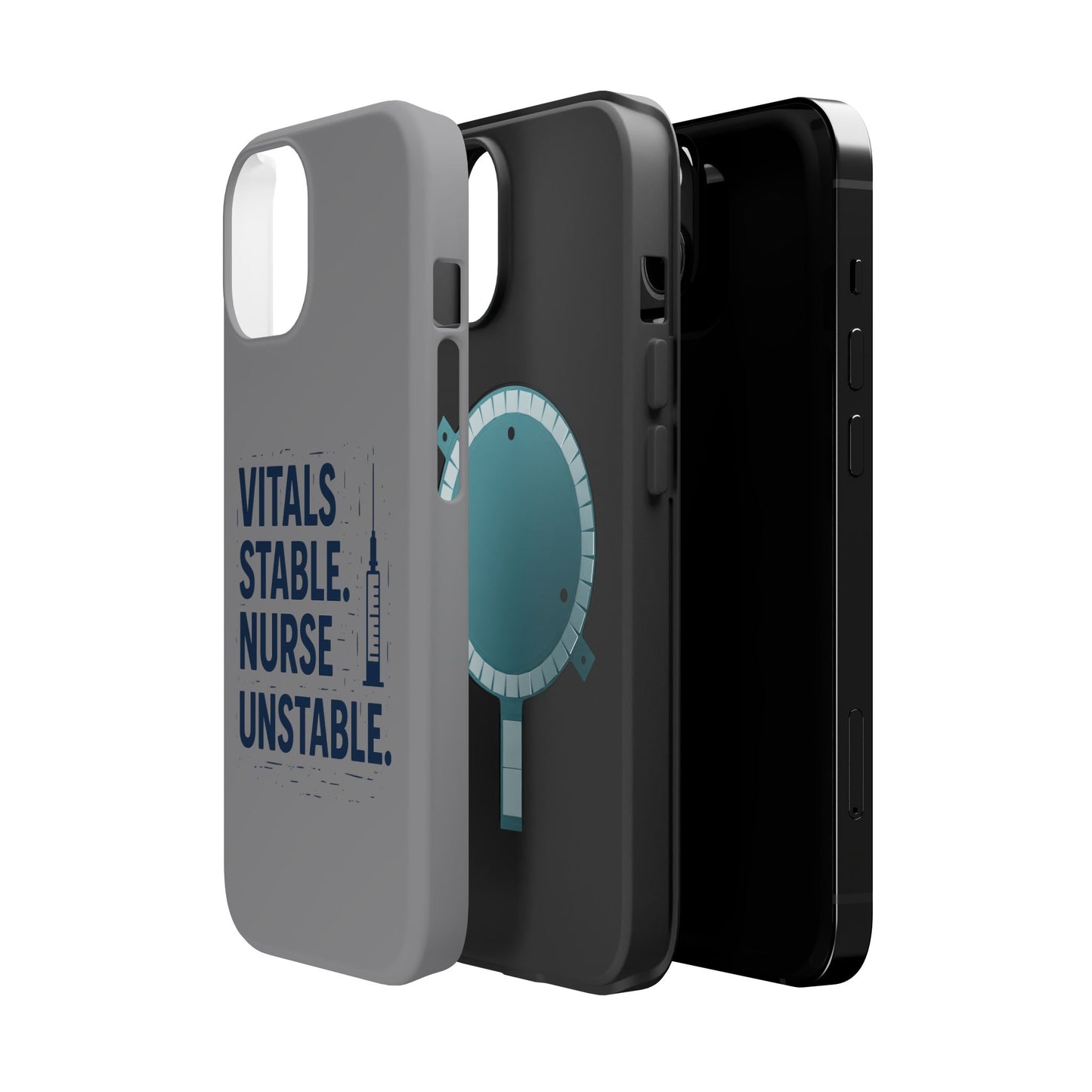 “Vitals Stable. Nurse Unstable.” – Sarcastic Nurse Phone Case