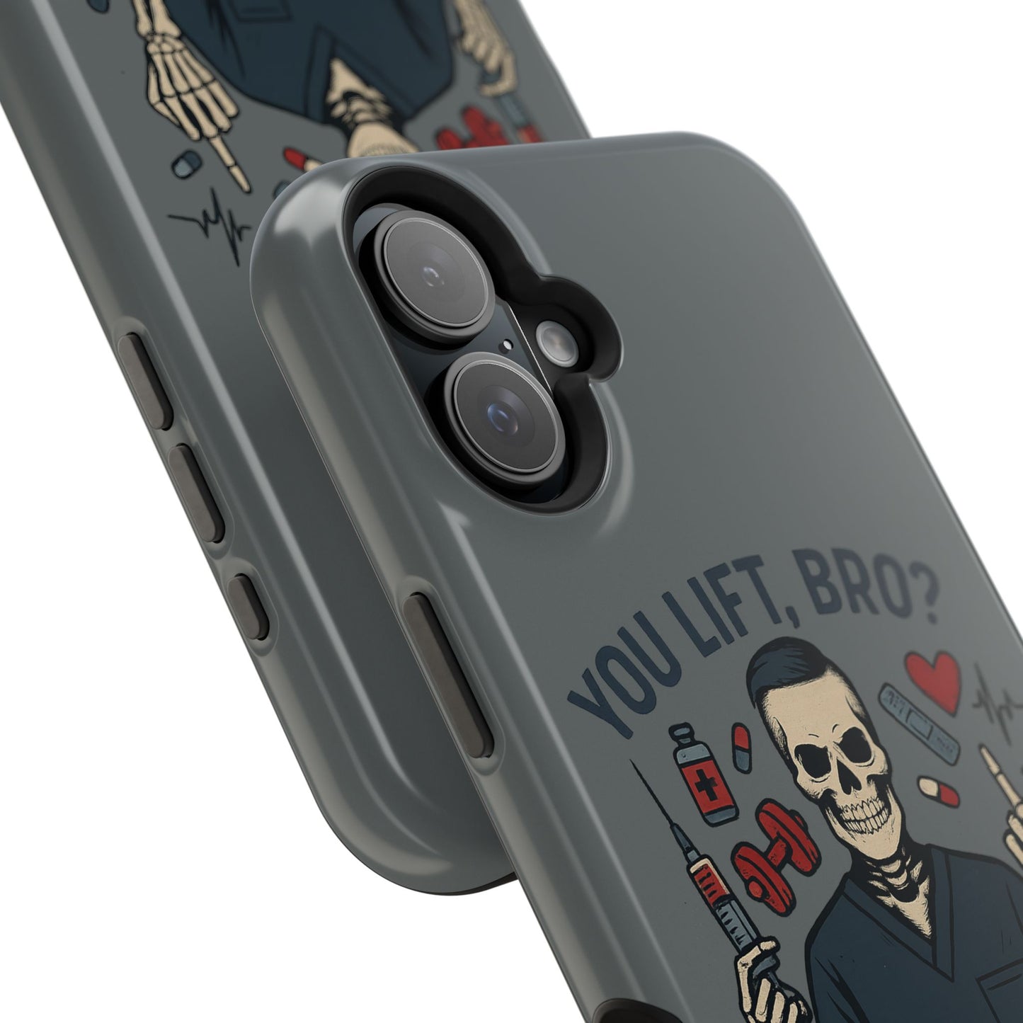 “You Lift, Bro? I Lift Patients and Trauma.” – Men’s Nurse Phone Case
