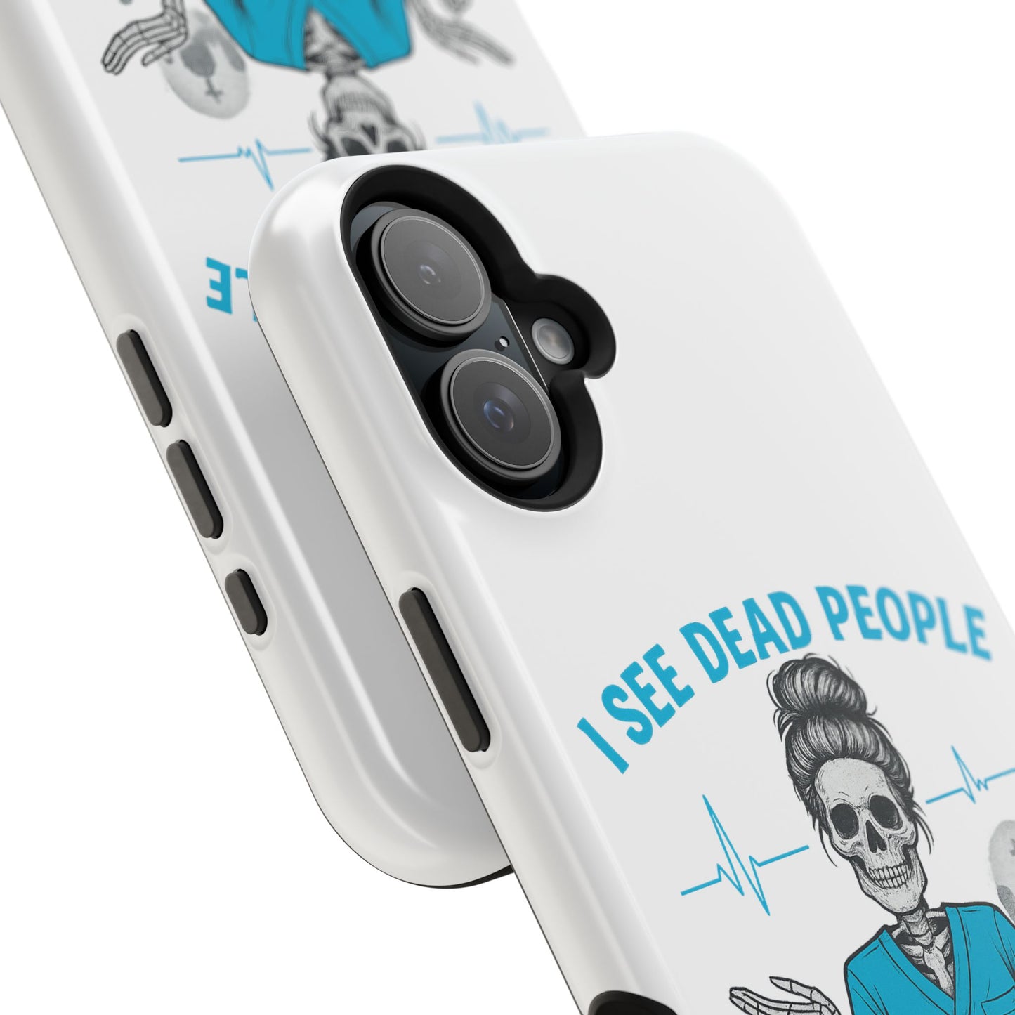 Magnetic Phone Case - I See Dead People, Fun Gift for Nurses, Quirky Healthcare Accessory, Medical Humor, Halloween Novelty, Phone [...]