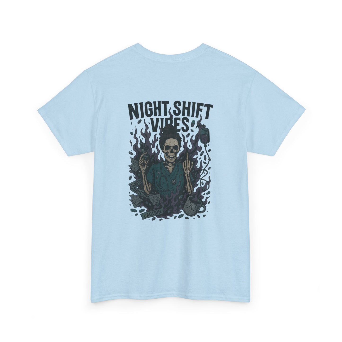 “Night Shift Vibes” – Funny Nurse T-Shirt