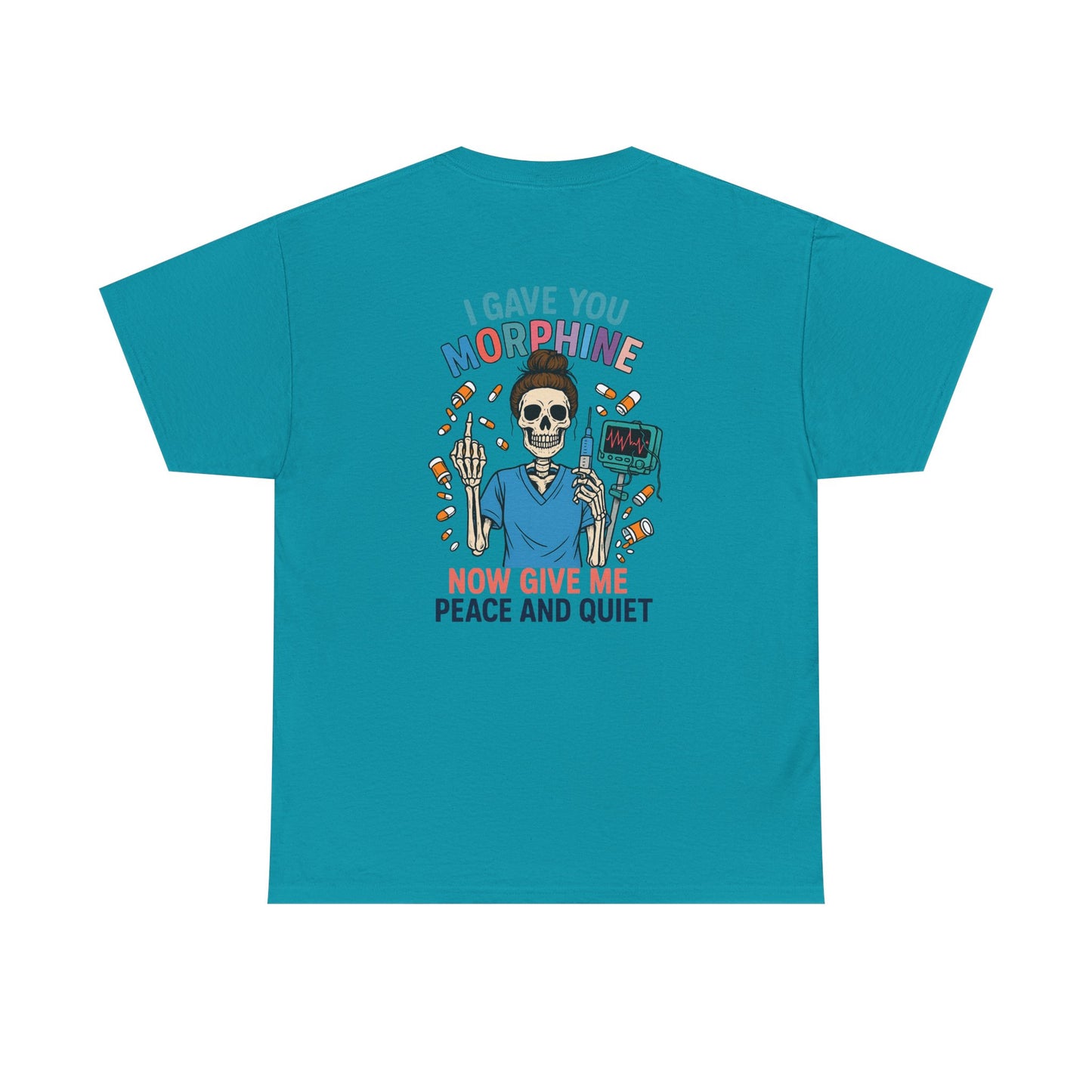 Skull Graphic Tee, Funny T-Shirt for Halloween, Unisex Cotton Shirt, Gift for Med Students, Unique Casual Wear