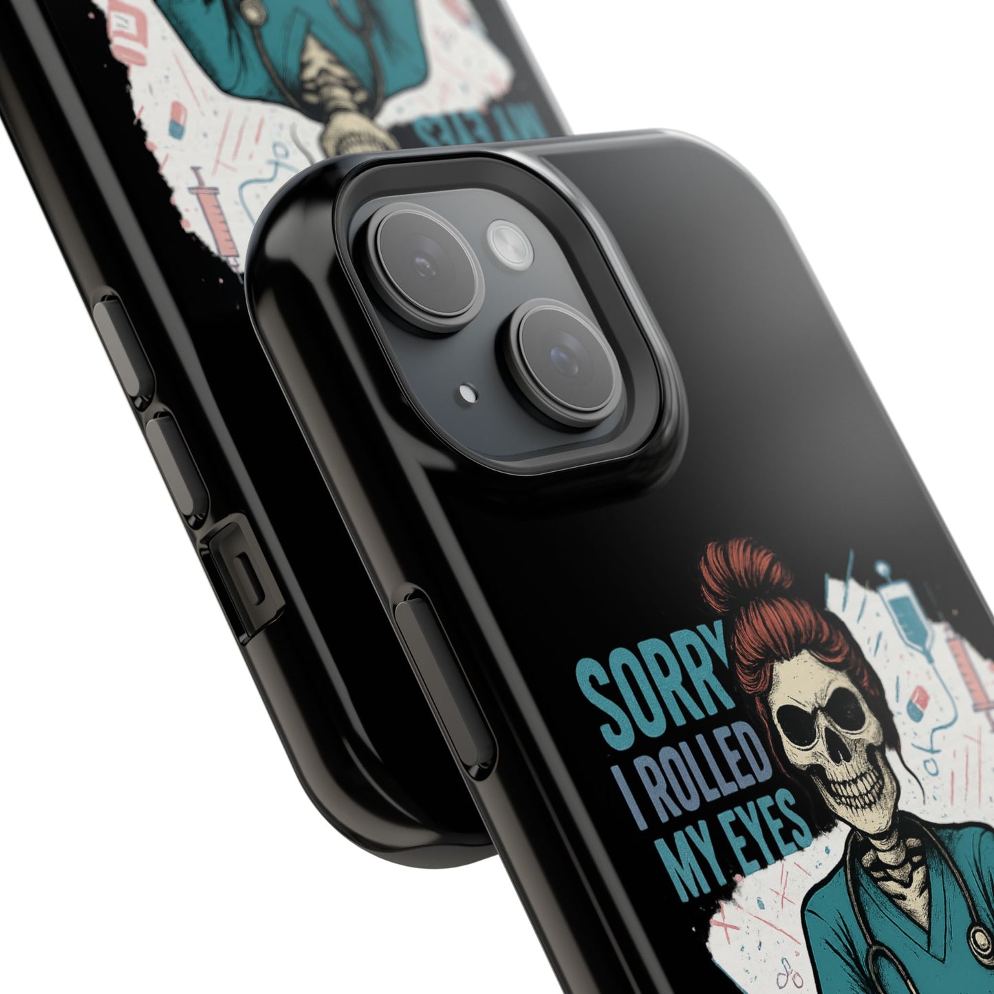 Funny Nurse Phone Case - Magnetic Tough Cases for Healthcare Workers, Gift for Nurses, Medical Humor, Halloween Accessory, Nurse [...]
