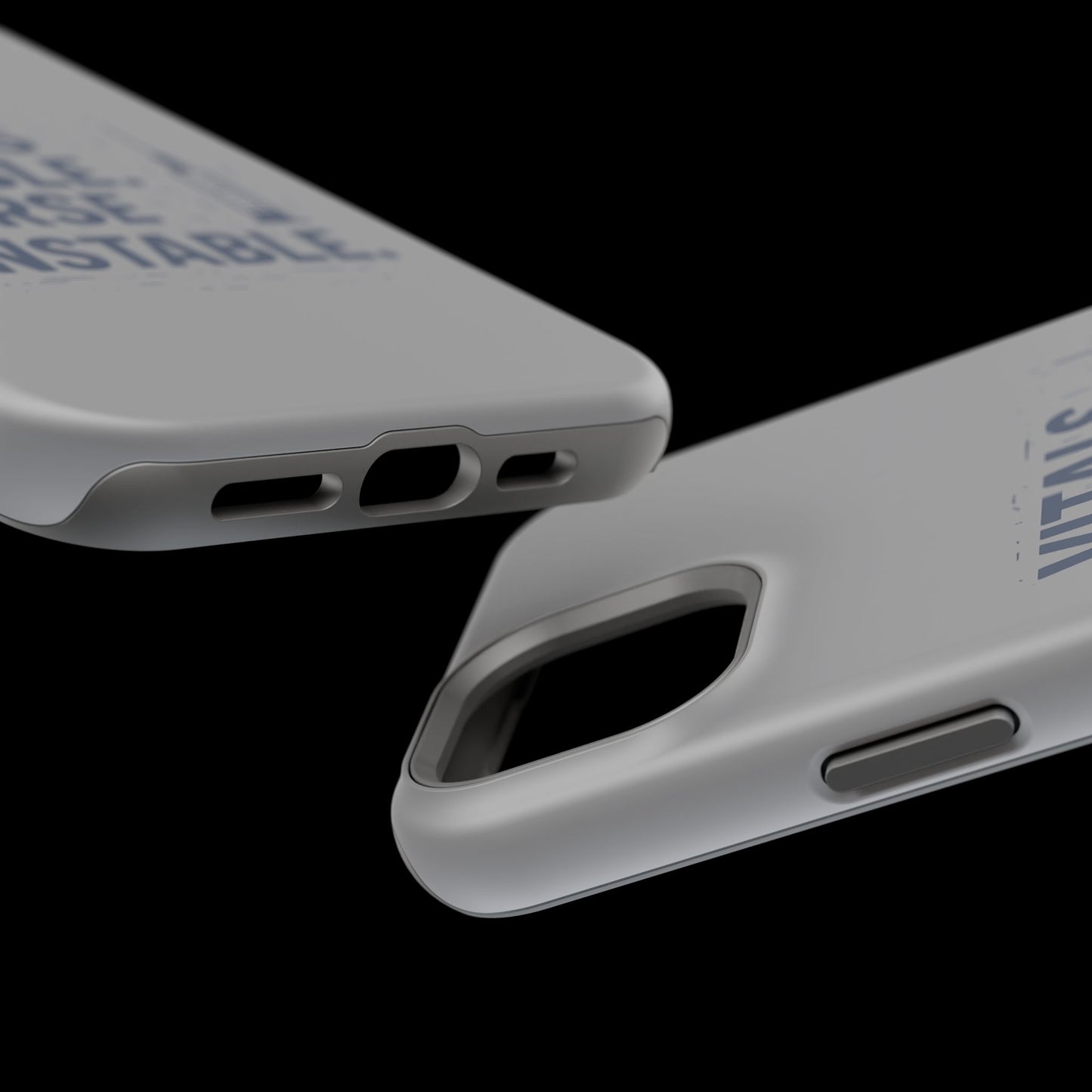 “Vitals Stable. Nurse Unstable.” – Sarcastic Nurse Phone Case