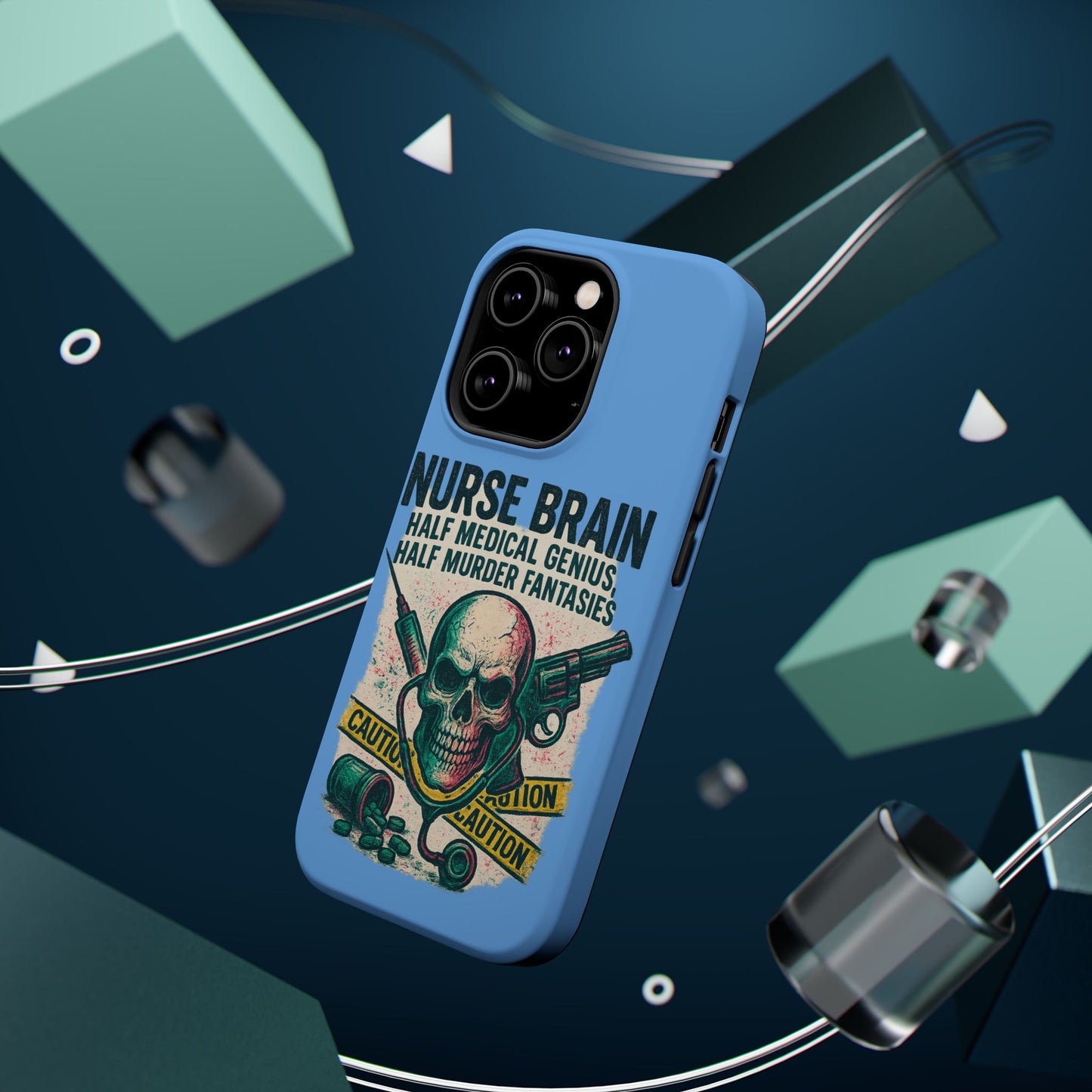 Nurse-Themed Phone Case, Medical Humor, Gift for Nurses, Unique Phone Accessory, Hospital Humor, Durable Tough Case
