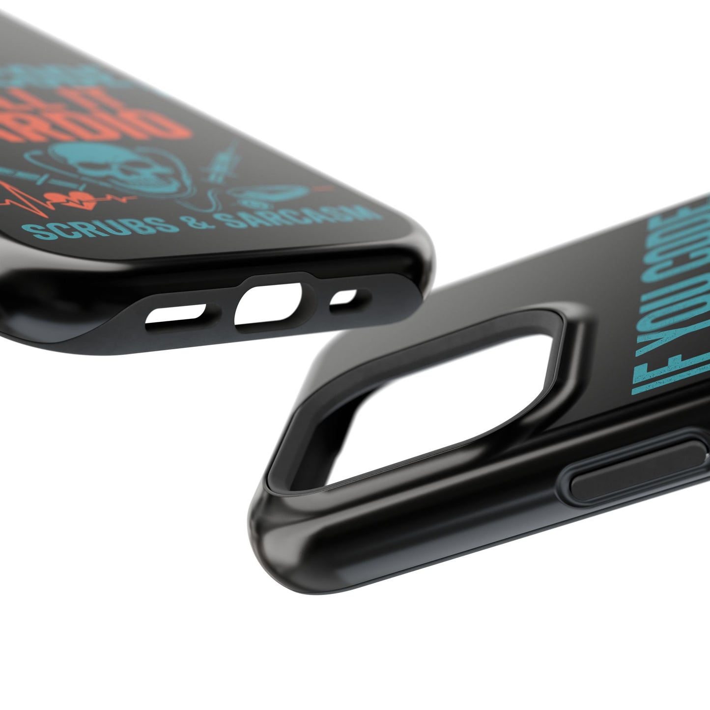 Magnetic Phone Cases for Nurses, Funny Code Humor, Cute Sarcastic Gifts, Tech Accessories, Medical Profession, Unique Design