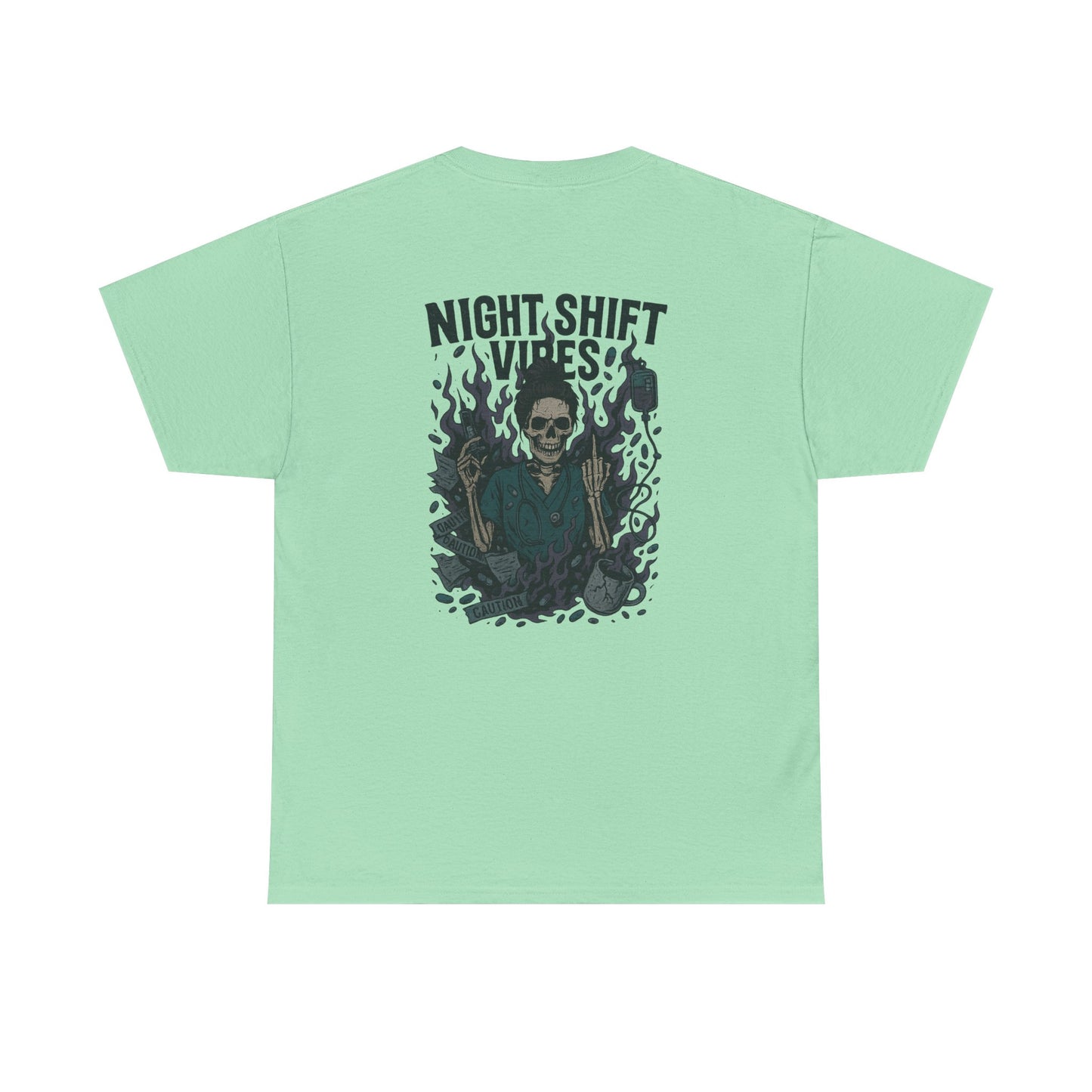 “Night Shift Vibes” – Funny Nurse T-Shirt