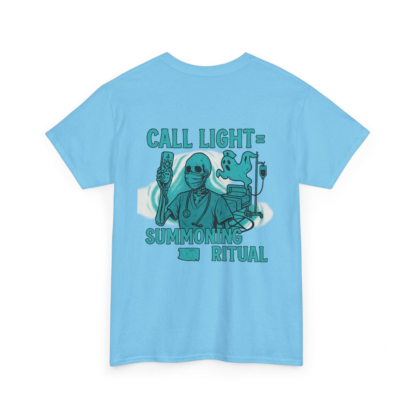 Mystical Summoning Tee, Unisex Everyday Shirt, Graphic Tee for Spooky Season, Perfect for Rituals or Gatherings, Unique Gift Idea