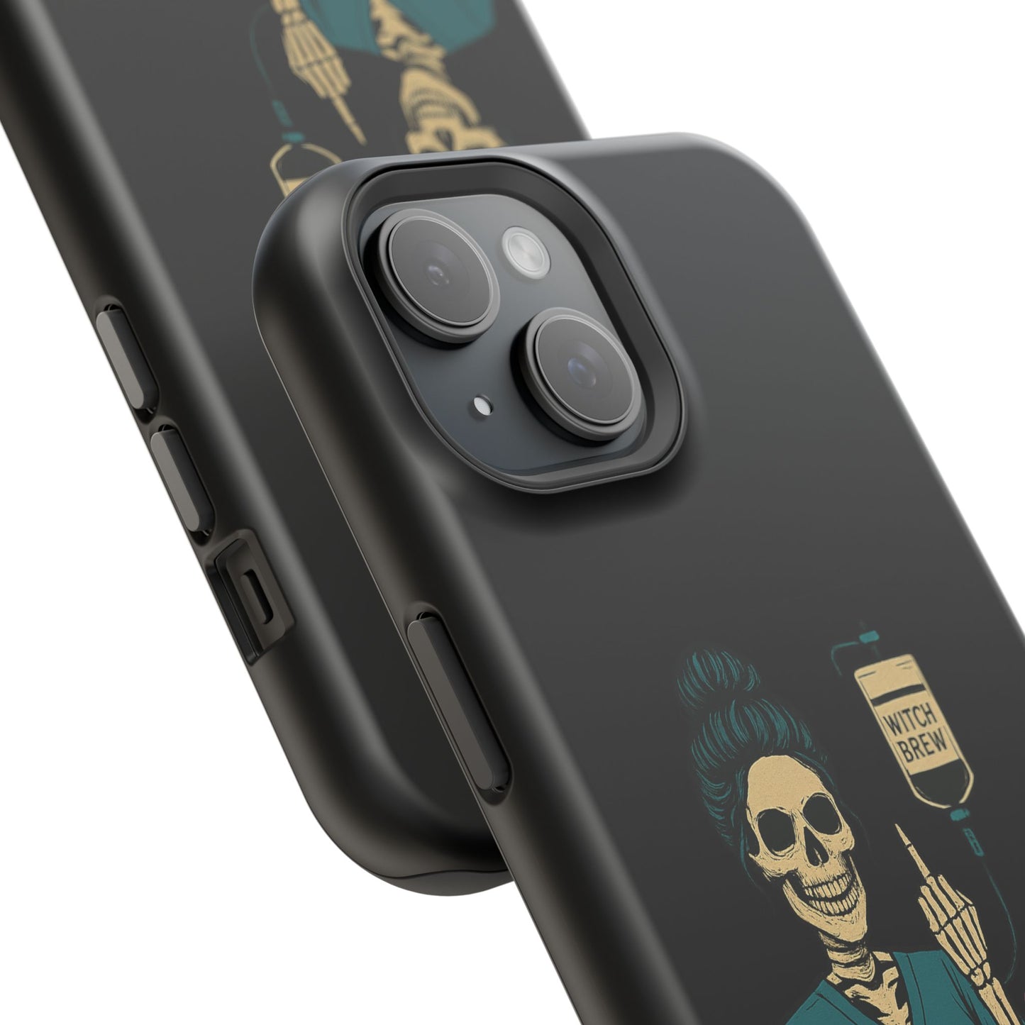 Caffeine Chaos Magnetic Phone Case, Halloween Gift, Witchy Accessories, Phone Cover, Spooky Style