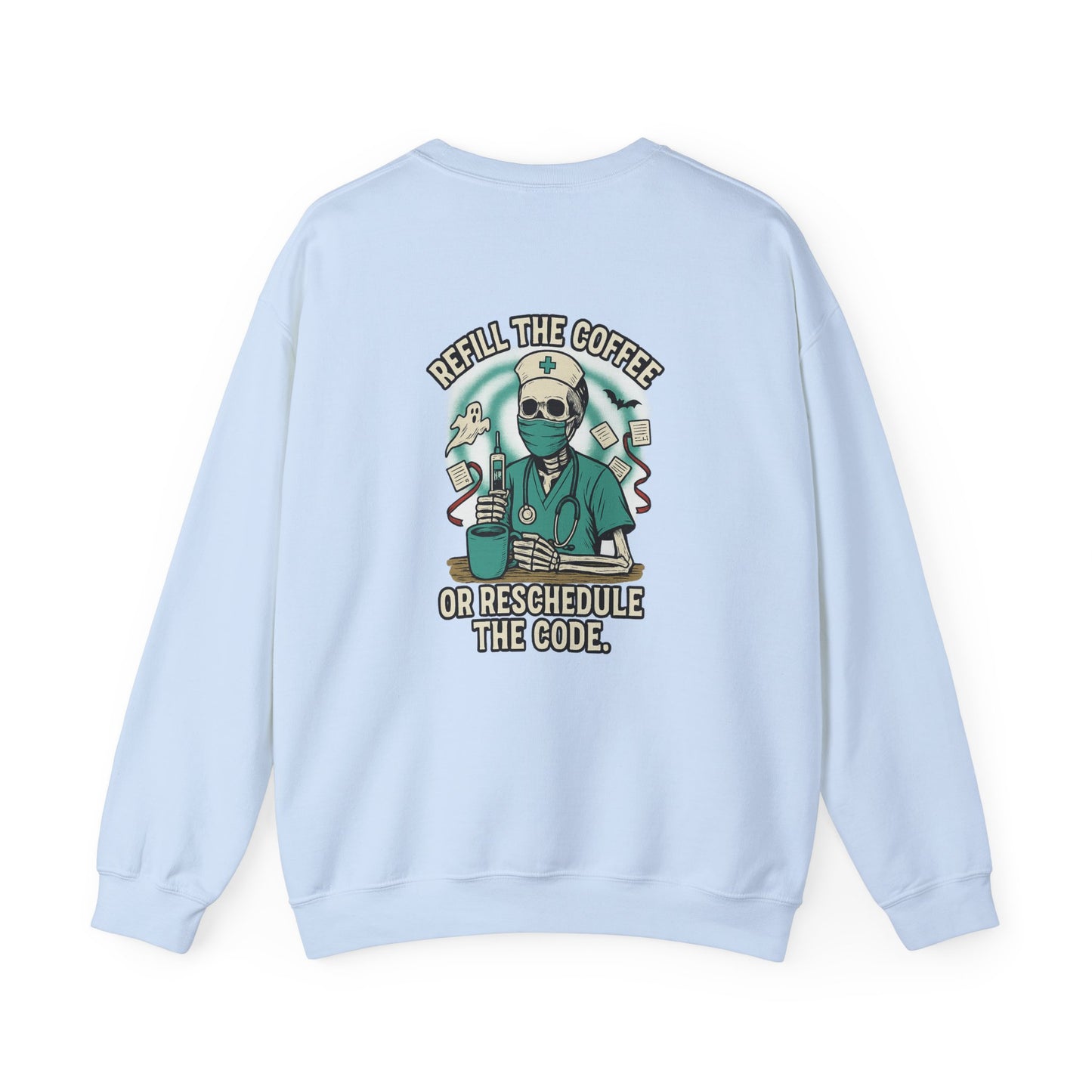 Copy of Coffee Lover's Crewneck Sweatshirt, Unisex Sweatshirt, Gift for Programmers, Reschedule the Code, Unique Coffee Sweatshirt, Cozy Casual Wear
