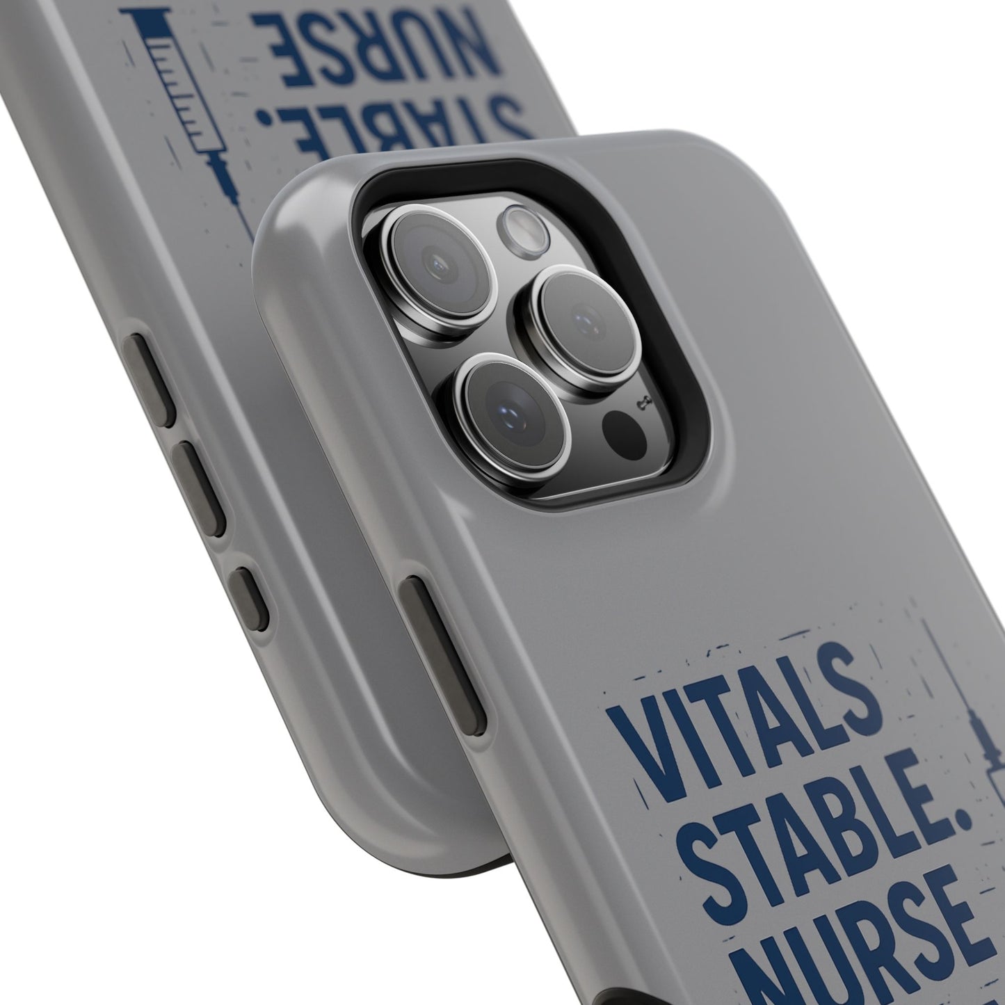 “Vitals Stable. Nurse Unstable.” – Sarcastic Nurse Phone Case