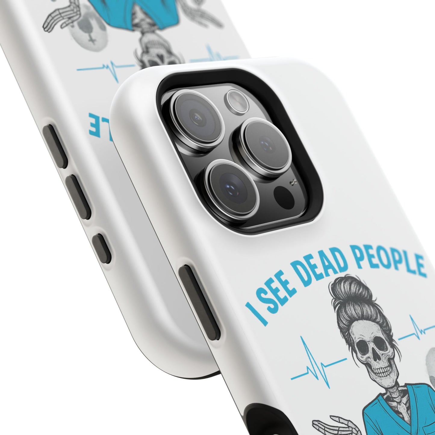 Magnetic Phone Case - I See Dead People, Fun Gift for Nurses, Quirky Healthcare Accessory, Medical Humor, Halloween Novelty, Phone [...]
