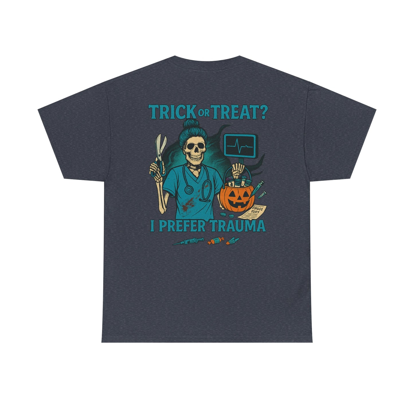 Halloween Vibe T-Shirt, Funny Unisex Tee, Spooky Gift, Trick or Treat Humor, Casual Wear for October Celebrations, Costume Party Essential