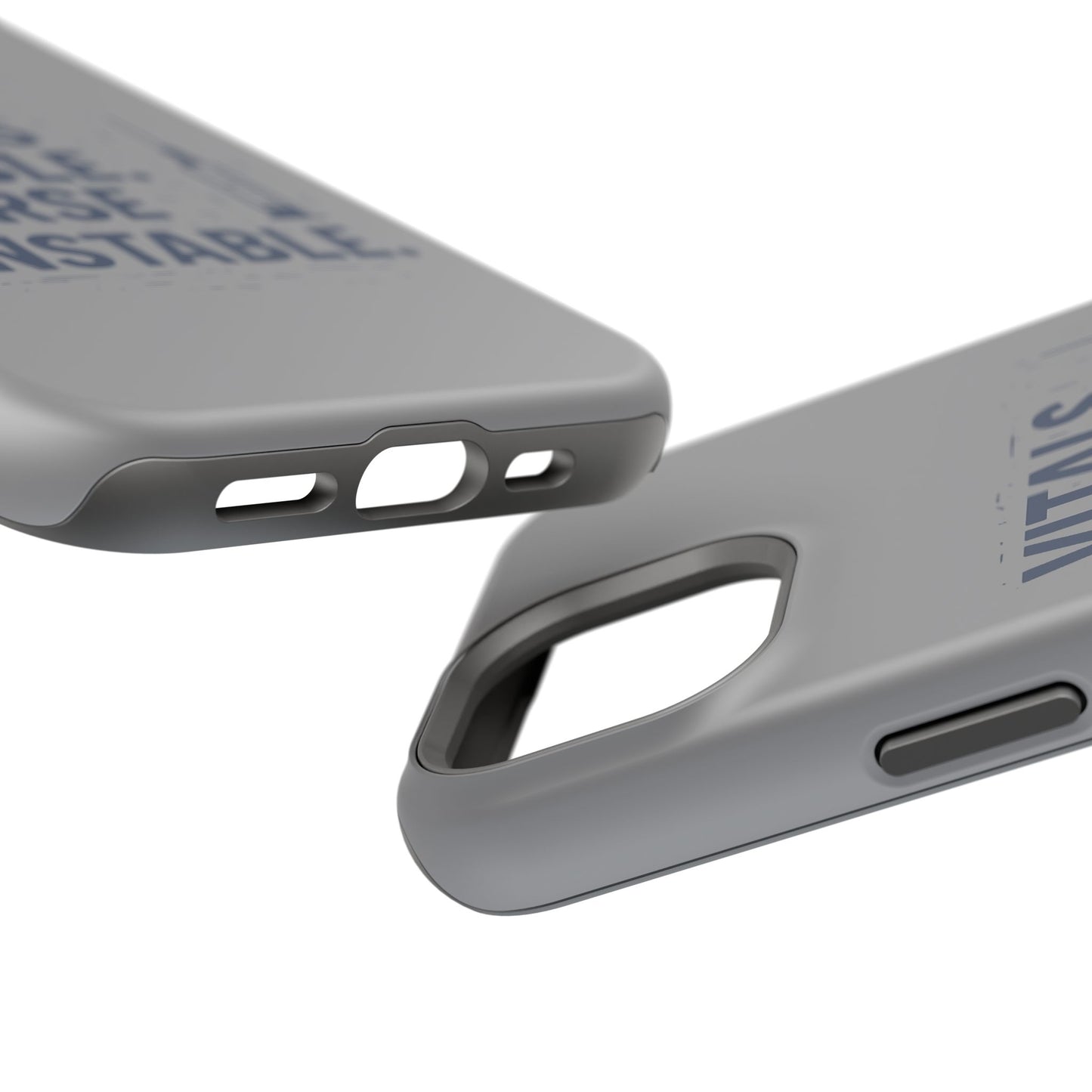 “Vitals Stable. Nurse Unstable.” – Sarcastic Nurse Phone Case