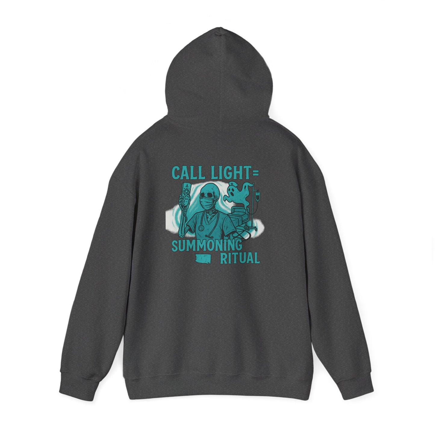 Cozy Unisex Sweatshirt with Summoning Ritual Design for Casual Wear, Gifts, Home, and Halloween