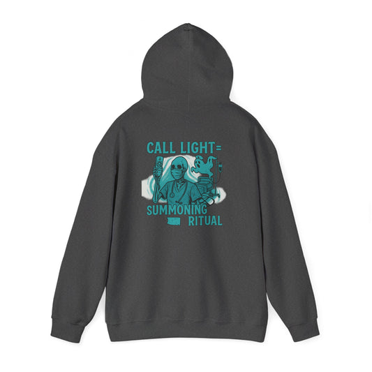 Cozy Unisex Sweatshirt with Summoning Ritual Design for Casual Wear, Gifts, Home, and Halloween