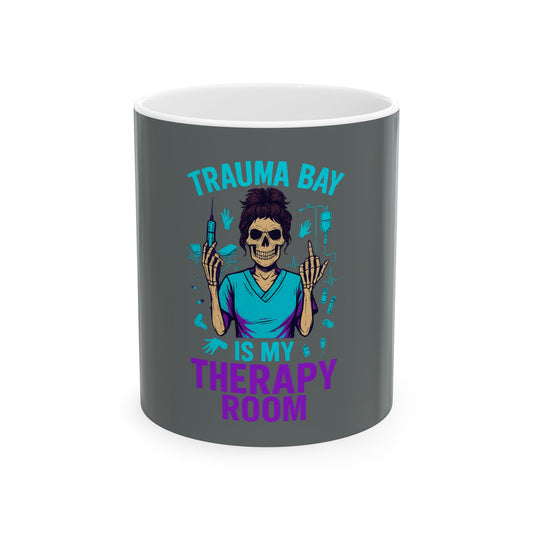 Trauma Bay Ceramic Mug - Perfect Gift for Healthcare Workers, Funny Cup, Coffee Mug, Nurse Appreciation, Therapy Room Decor, Unique [...]
