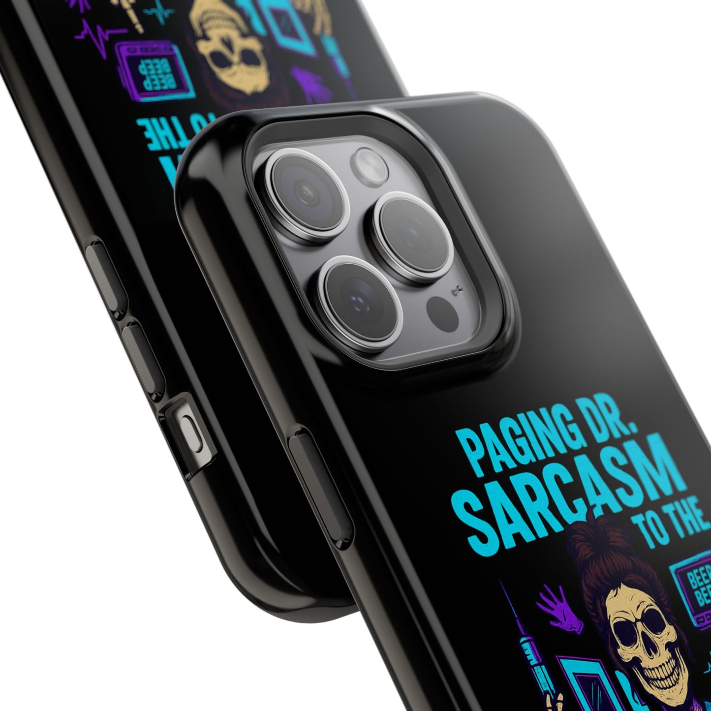 Medical Humor Magnetic Cases - Paging Dr. Sarcasm, Doctor Phone Case, Funny Gift for Nurses, Hospital Staff, Sarcastic Design