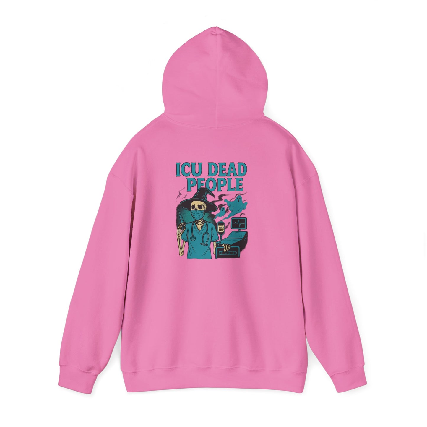 Funny ICU Dead People Hoodie, Healthcare Humor Sweatshirt, Gifts for Medical Workers, Nurse Appreciation, Casual Wear