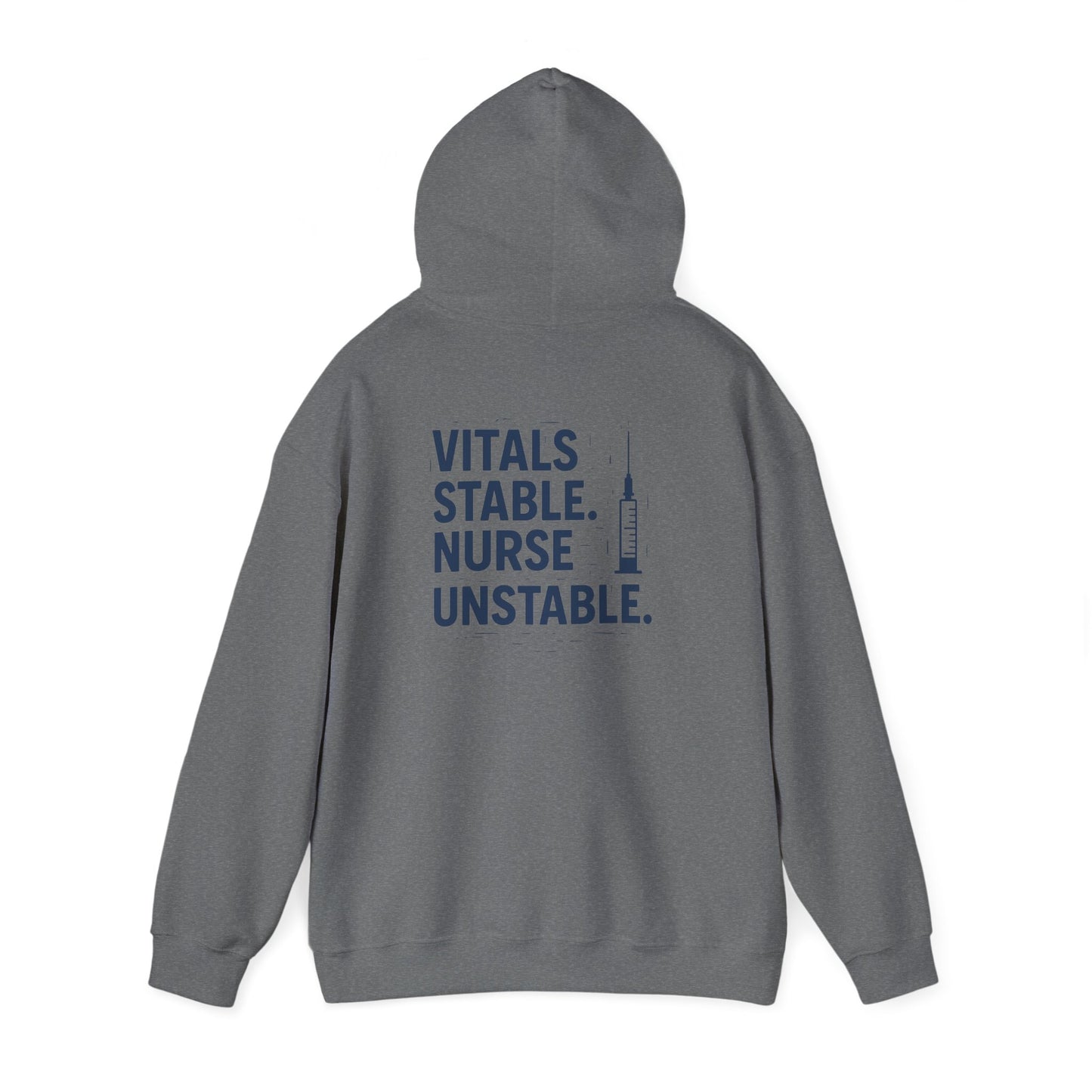 “Vitals Stable. Nurse Unstable.” – Chaotic Nurse Hoodie
