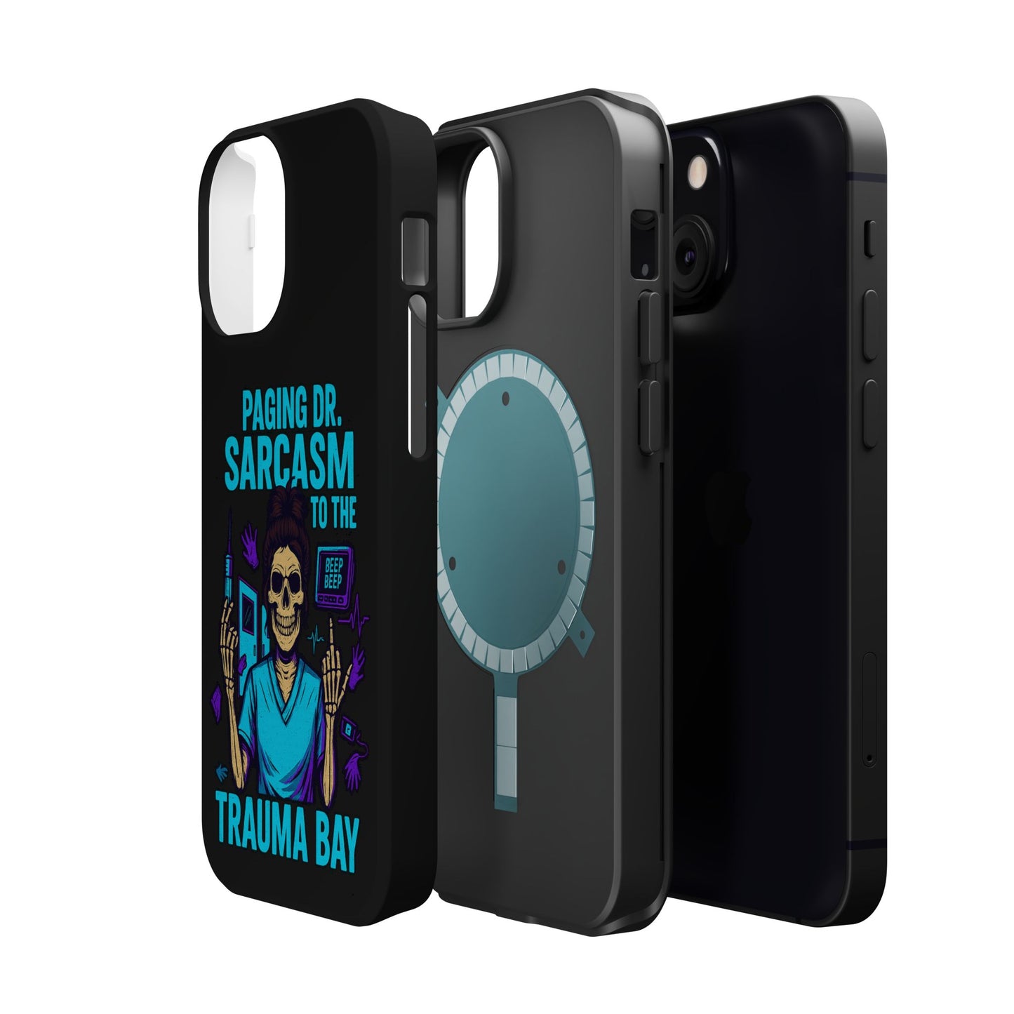 Medical Humor Magnetic Cases - Paging Dr. Sarcasm, Doctor Phone Case, Funny Gift for Nurses, Hospital Staff, Sarcastic Design