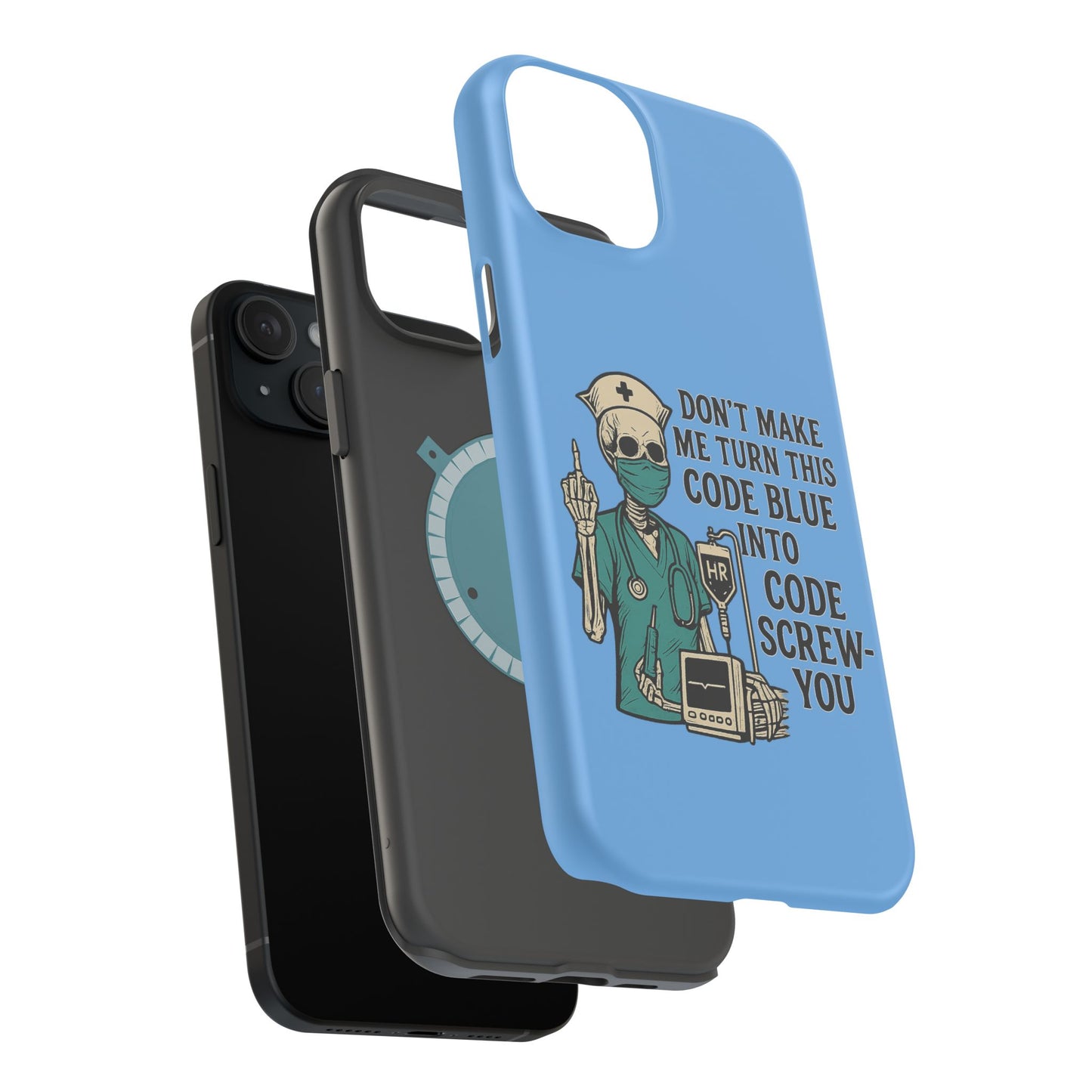 Magnetic Phone Cases with Medical Humor - Unique Gift for Nurses, Medical Professionals, Halloween, Birthday, Nursing School