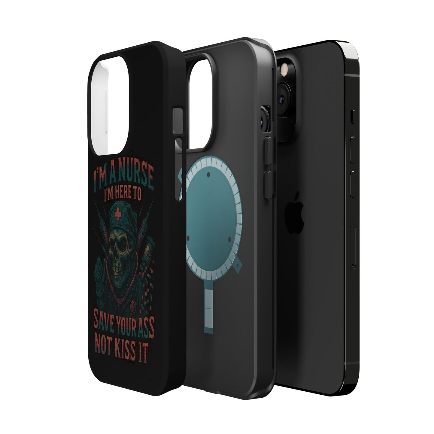 Nurse Humor Phone Case - Magnetic Tough Cases for Healthcare Professionals, Funny Nurse Gifts, Medical Gear, Supportive Nurse Accessories