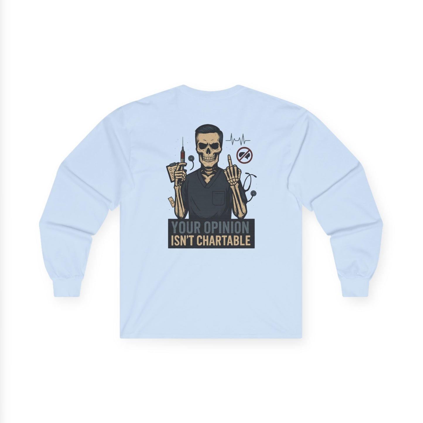“Your Opinion Isn’t Chartable” – Men’s Long Sleeve Tee