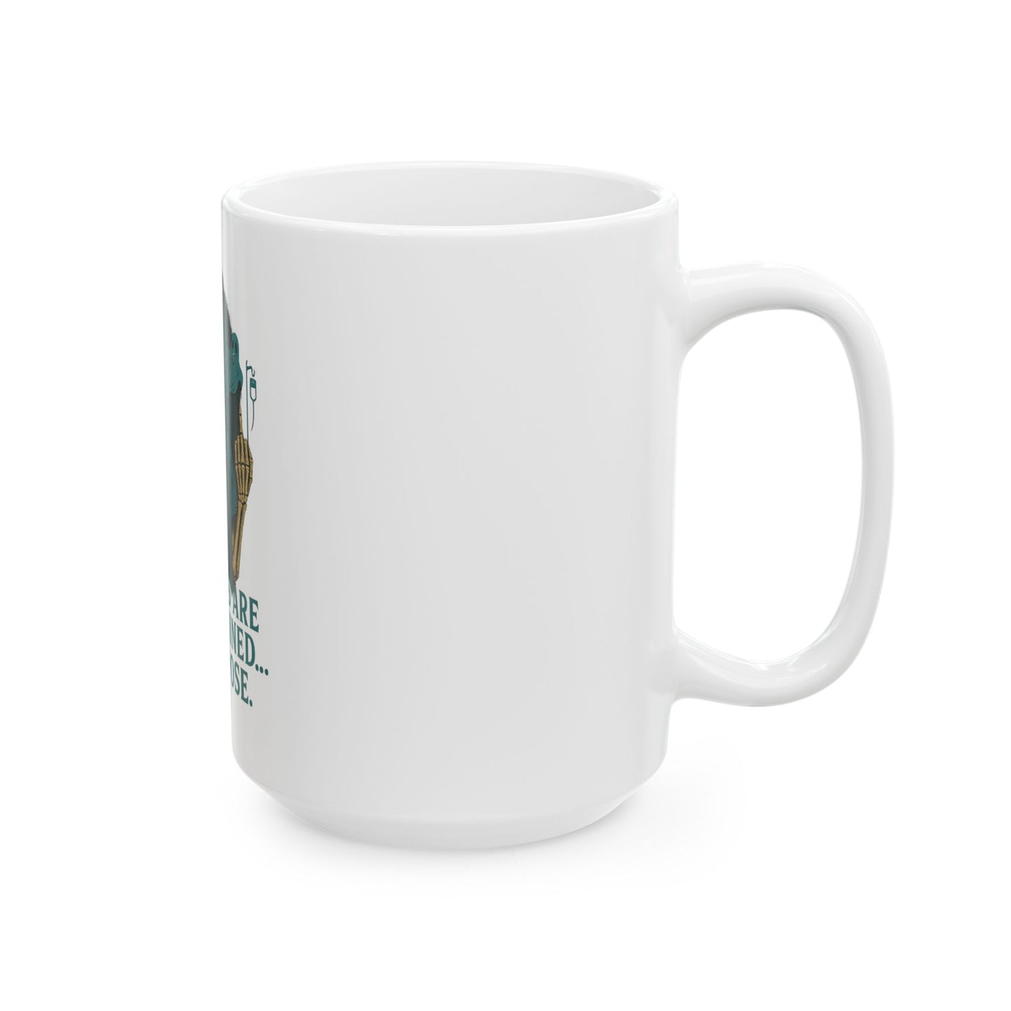 Funny Medical Scrubs Mug - MY SCRUBS ARE BLOODSTAINED... ON PURPOSE, Doctor Gift, Nurse Coffee Cup, Halloween Office Decor, Healthcare Humor