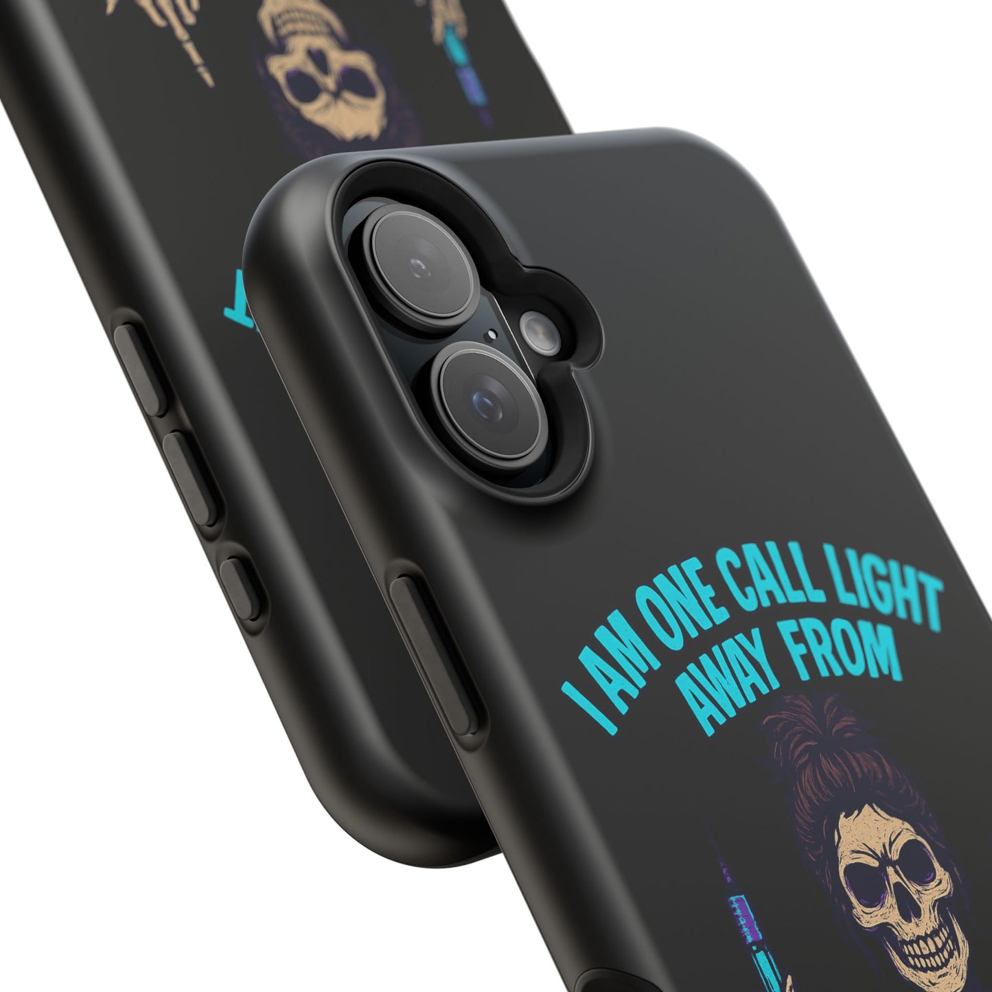 Mobile Phone Case, Funny Phone Cover, Gift for Nurses, Halloween Accessory, Skull Design