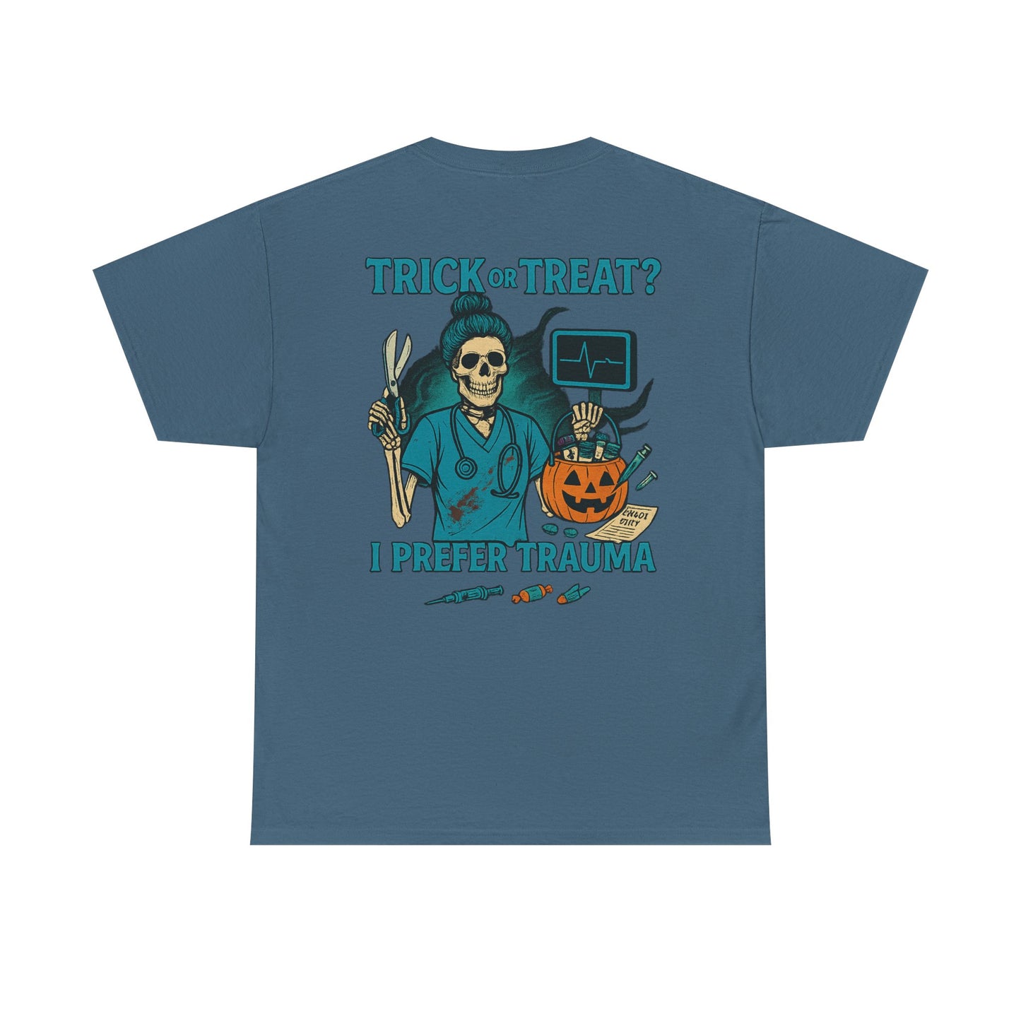 Halloween Vibe T-Shirt, Funny Unisex Tee, Spooky Gift, Trick or Treat Humor, Casual Wear for October Celebrations, Costume Party Essential