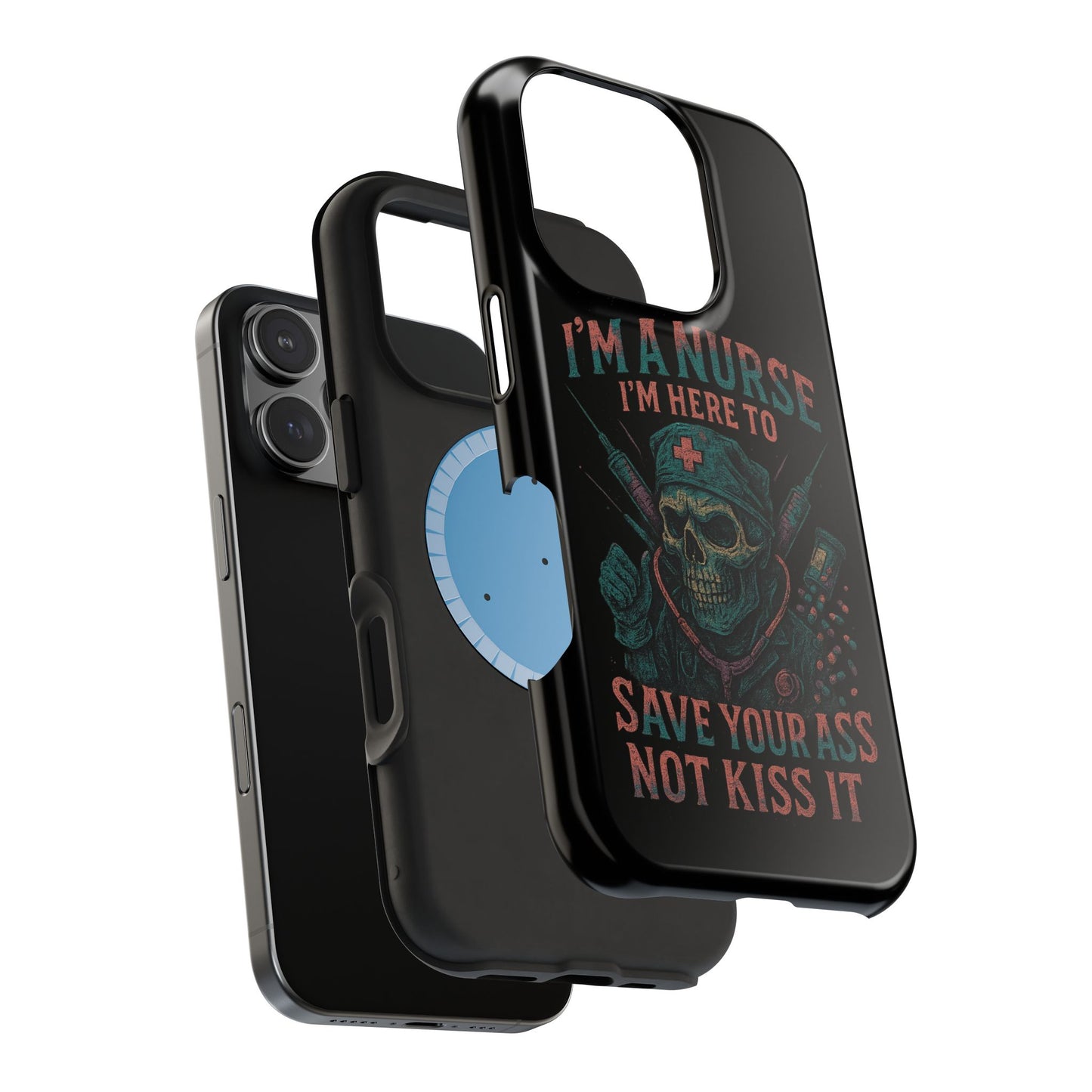 Nurse Humor Phone Case - Magnetic Tough Cases for Healthcare Professionals, Funny Nurse Gifts, Medical Gear, Supportive Nurse Accessories