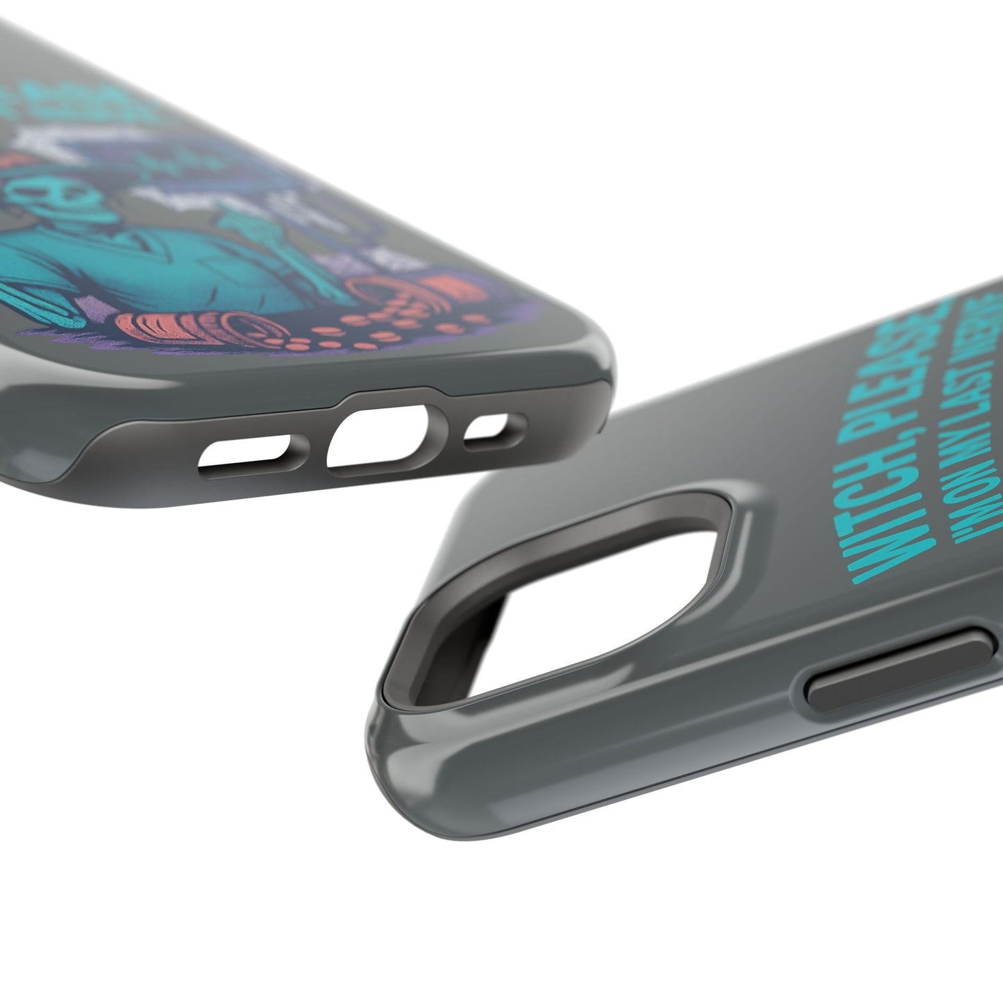 Spooky Phone Case: Witch Please! I'm On My Last Nerve, Halloween Gift, Cute Phone Accessory, Unique Tough Case, Funny Phone Protection