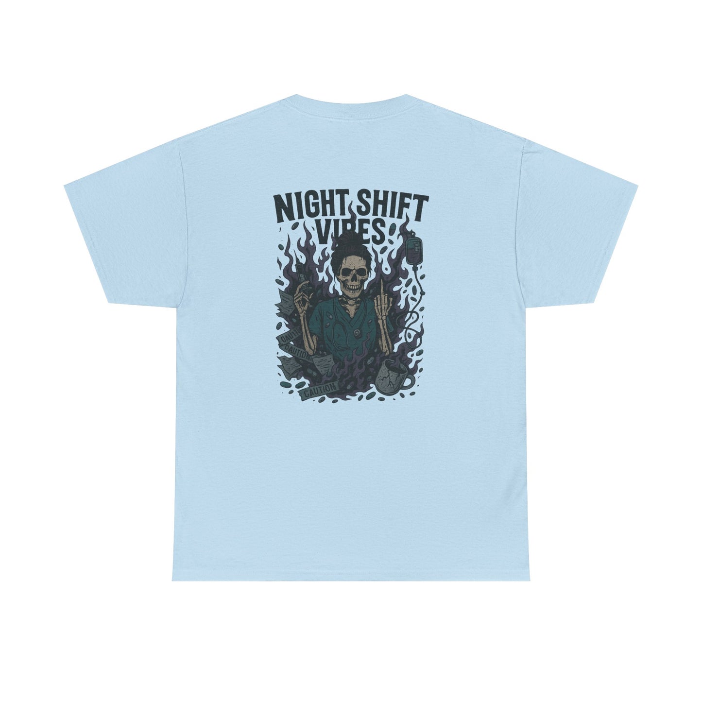 “Night Shift Vibes” – Funny Nurse T-Shirt
