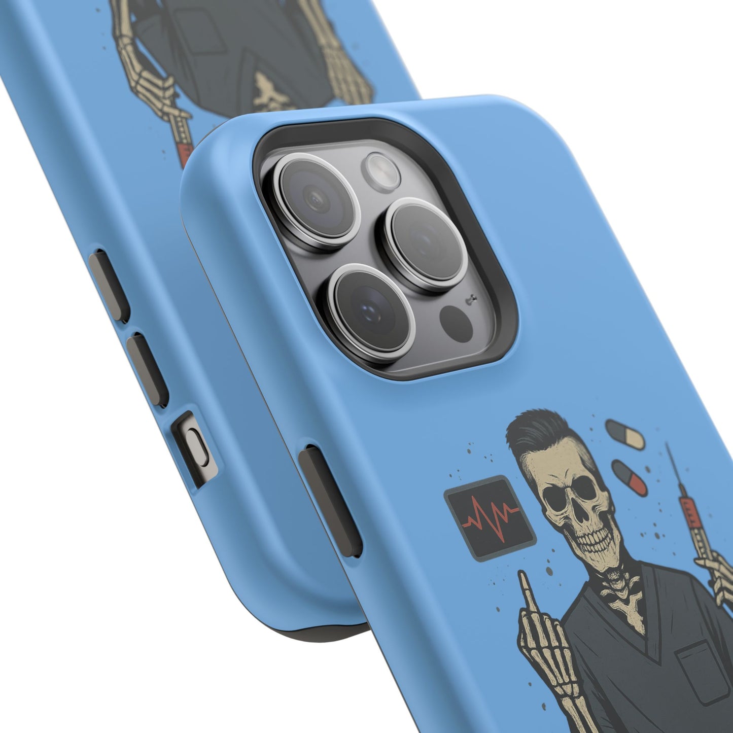 “Built Like a Code Cart. Tired Like a Night Shifter.” – Men’s Nurse Phone Case