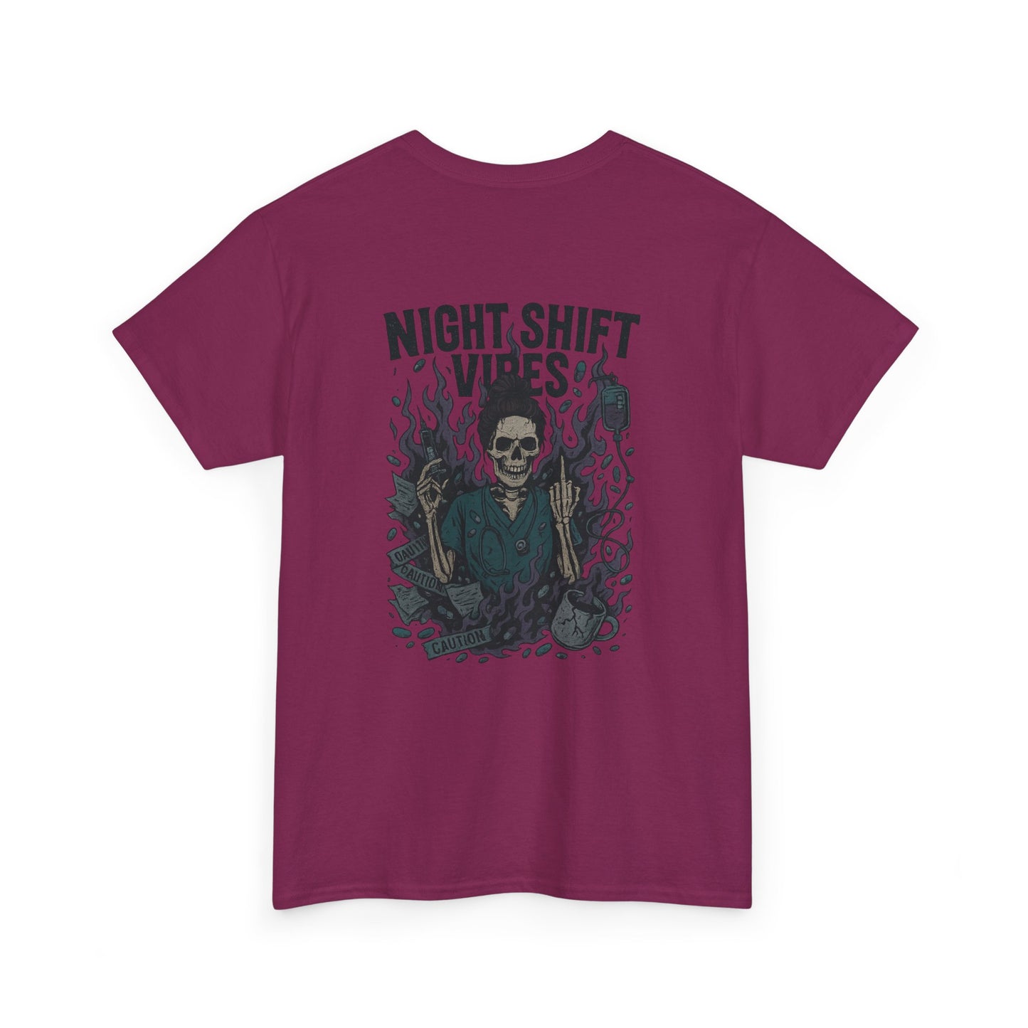 “Night Shift Vibes” – Funny Nurse T-Shirt