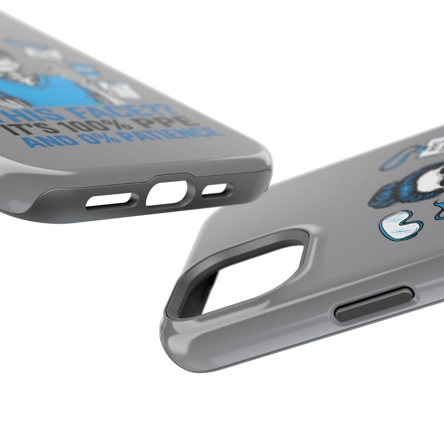 “This Face? It’s 100% PPE and 0% Patience.” – Chaos Nurse Phone Case
