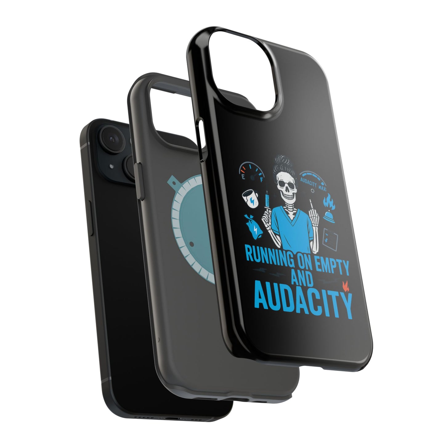 “Running on Empty and Audacity” – Nurse Chaos Phone Case
