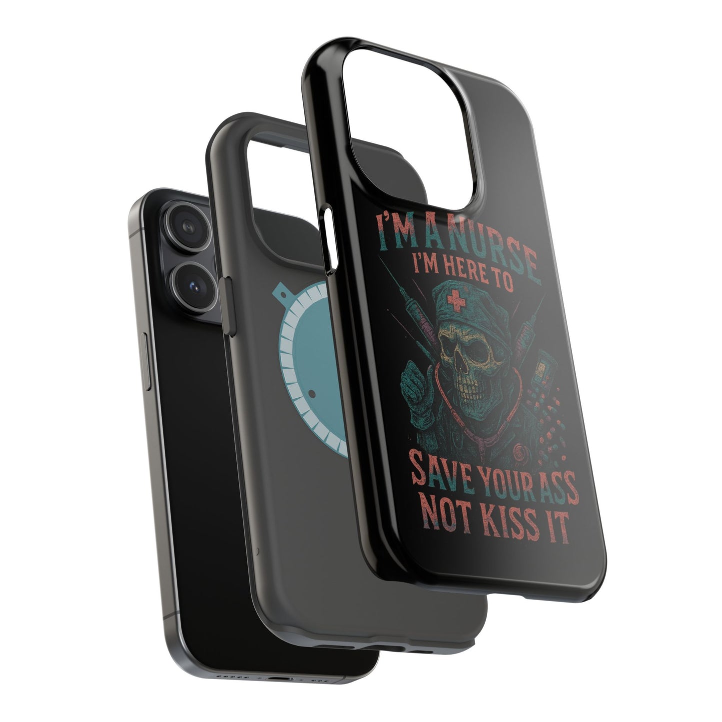 Nurse Humor Phone Case - Magnetic Tough Cases for Healthcare Professionals, Funny Nurse Gifts, Medical Gear, Supportive Nurse Accessories