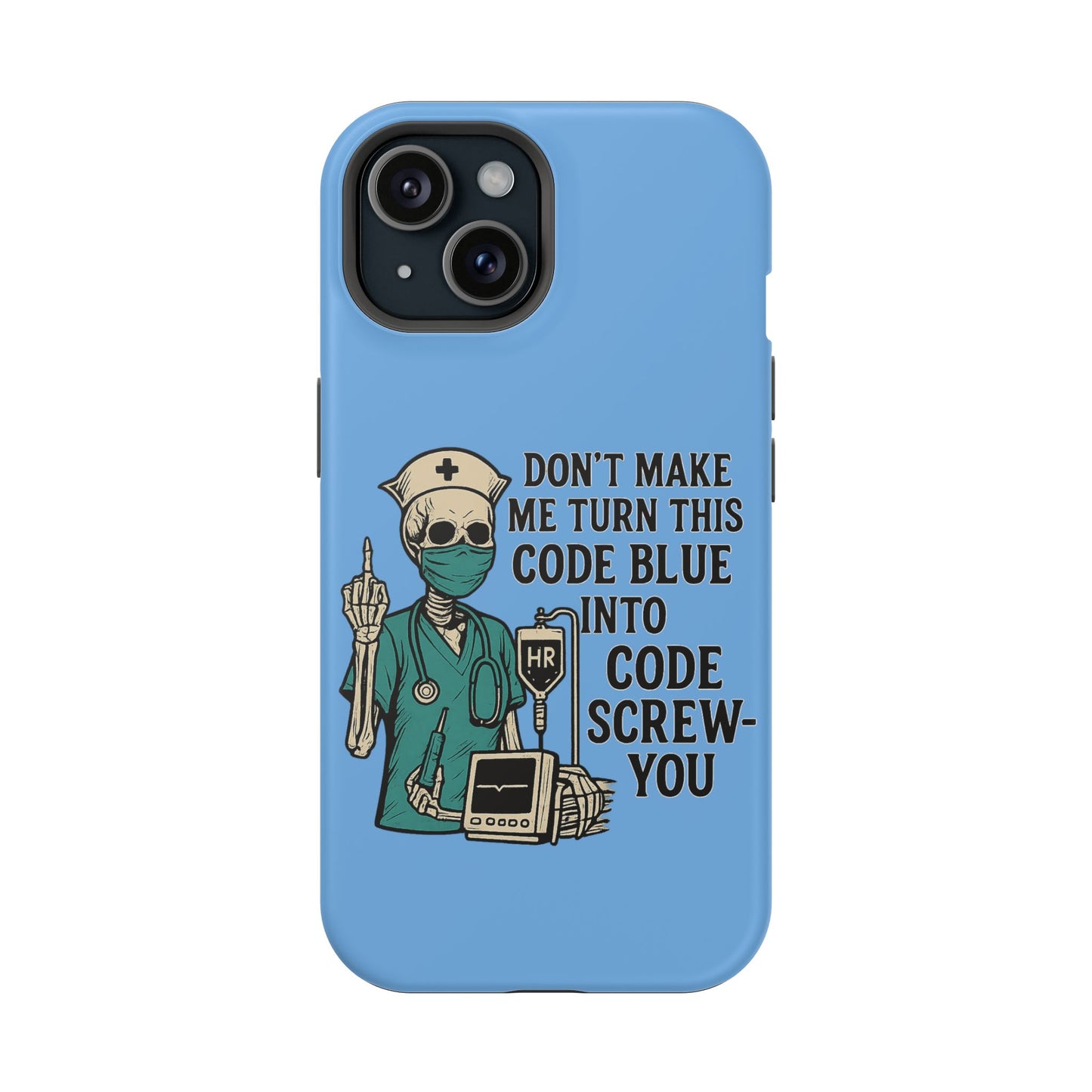 Magnetic Phone Cases with Medical Humor - Unique Gift for Nurses, Medical Professionals, Halloween, Birthday, Nursing School